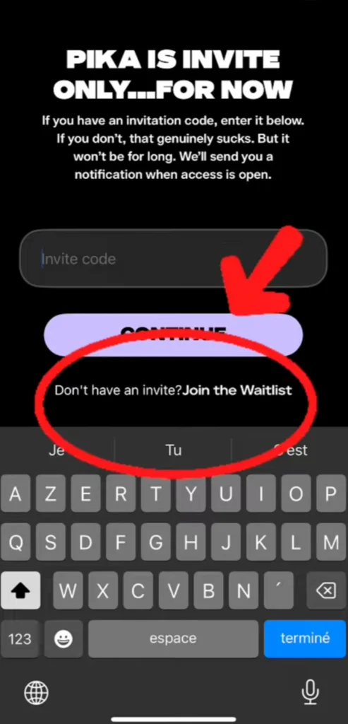 Pika Social app invite code