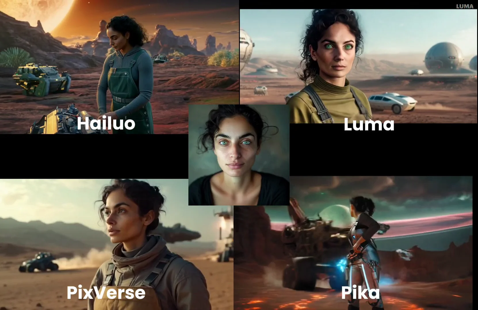 Pika vs hailuo vs pixverse vs luma