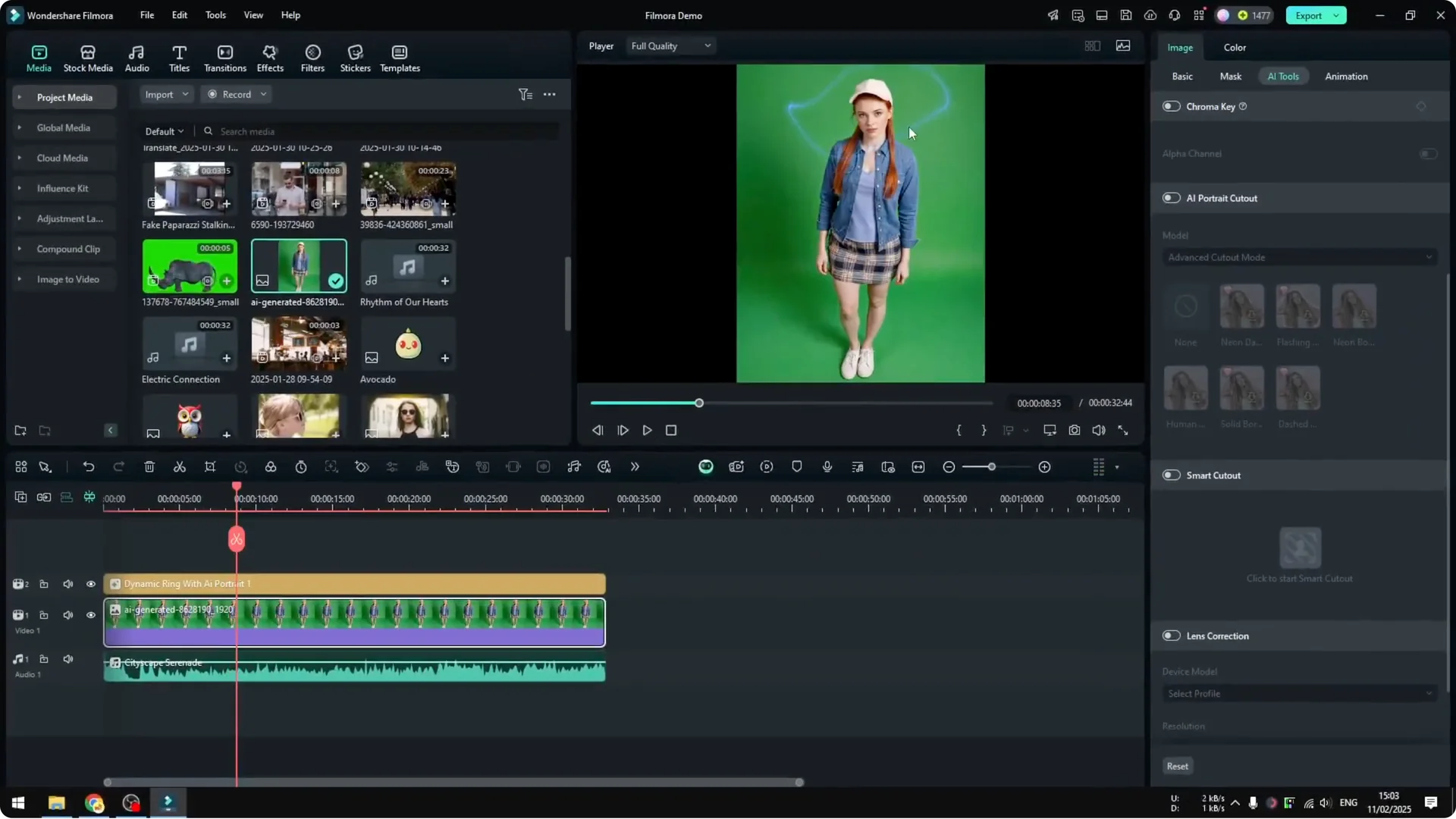 How to Add AI Audio Visualizer in Filmora screenshot 6