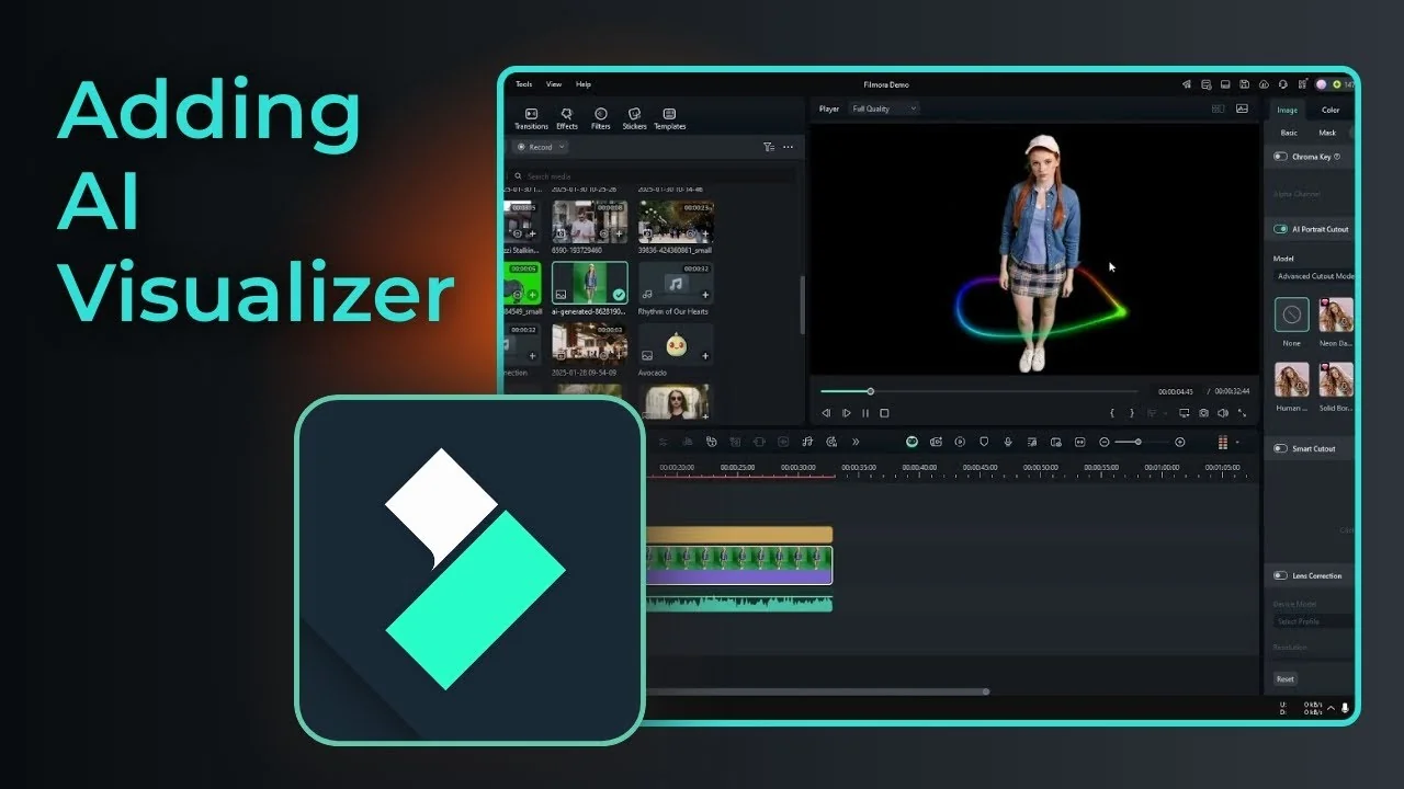 How to Add AI Audio Visualizer in Filmora - Featured Image
