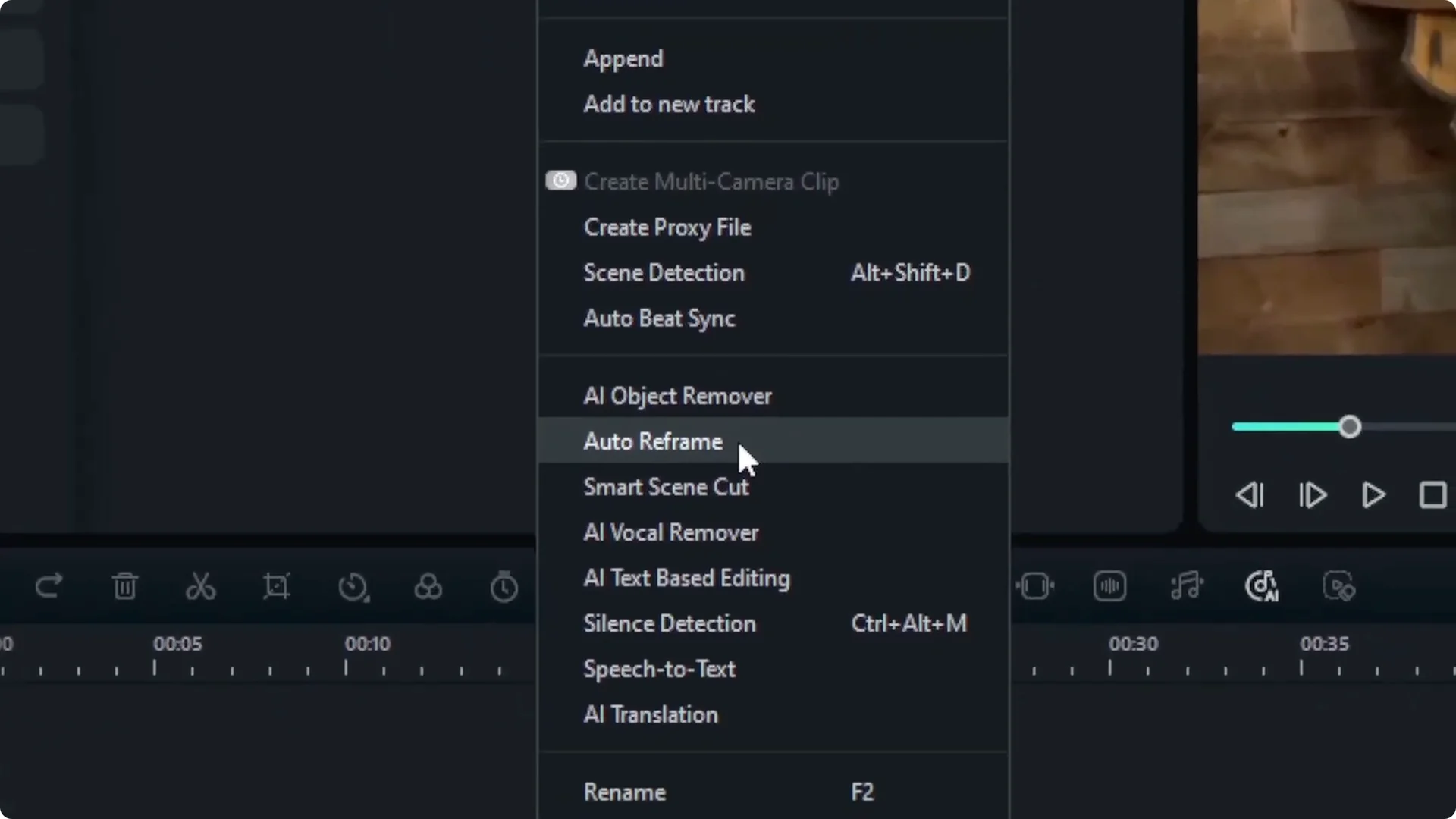 How to Convert Long Videos into Viral Clips Using Filmora AI screenshot 1