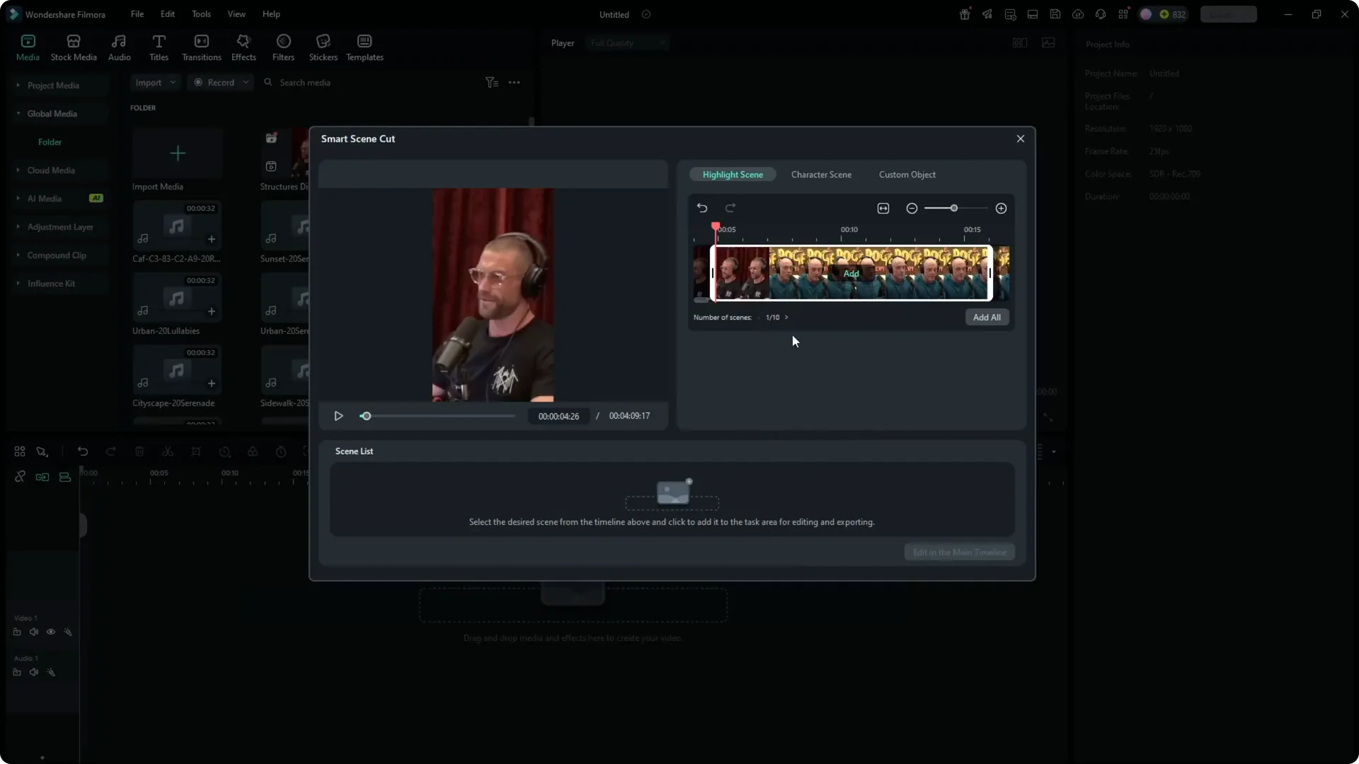 How to Convert Long Videos into Viral Clips Using Filmora AI screenshot 8