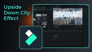 How to Create Cool Upside Down City Effect in Filmora with AI - Featured Image