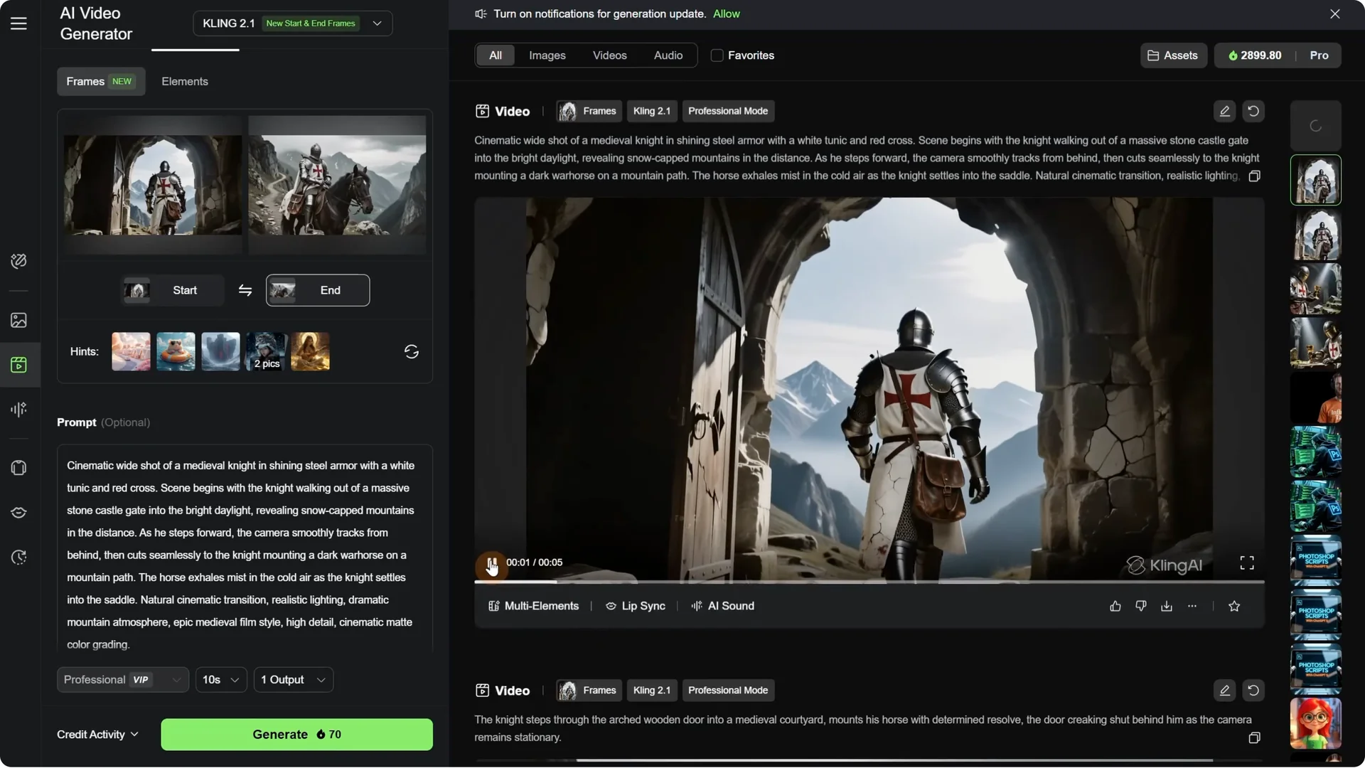 How to extend video in Kling AI? screenshot 11