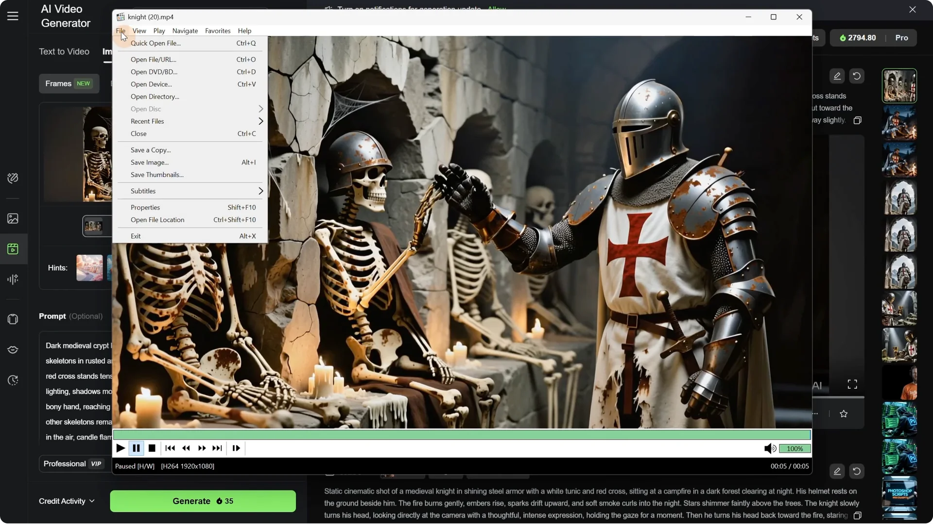 How to extend video in Kling AI? screenshot 14