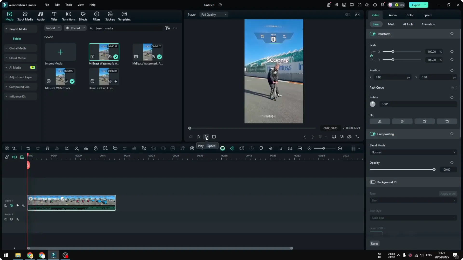 How to Remove Moving Watermark Using Filmora AI screenshot 13