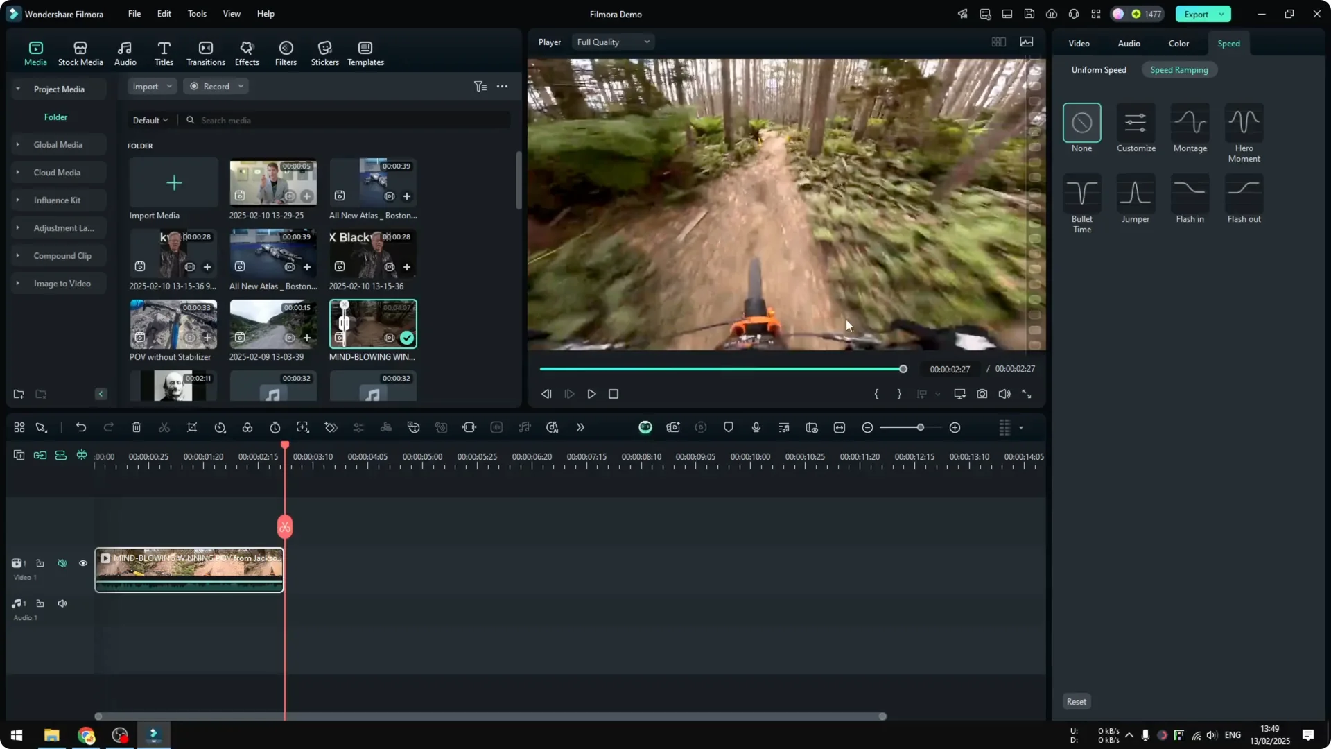 How to Reverse a Video in Filmora screenshot 4
