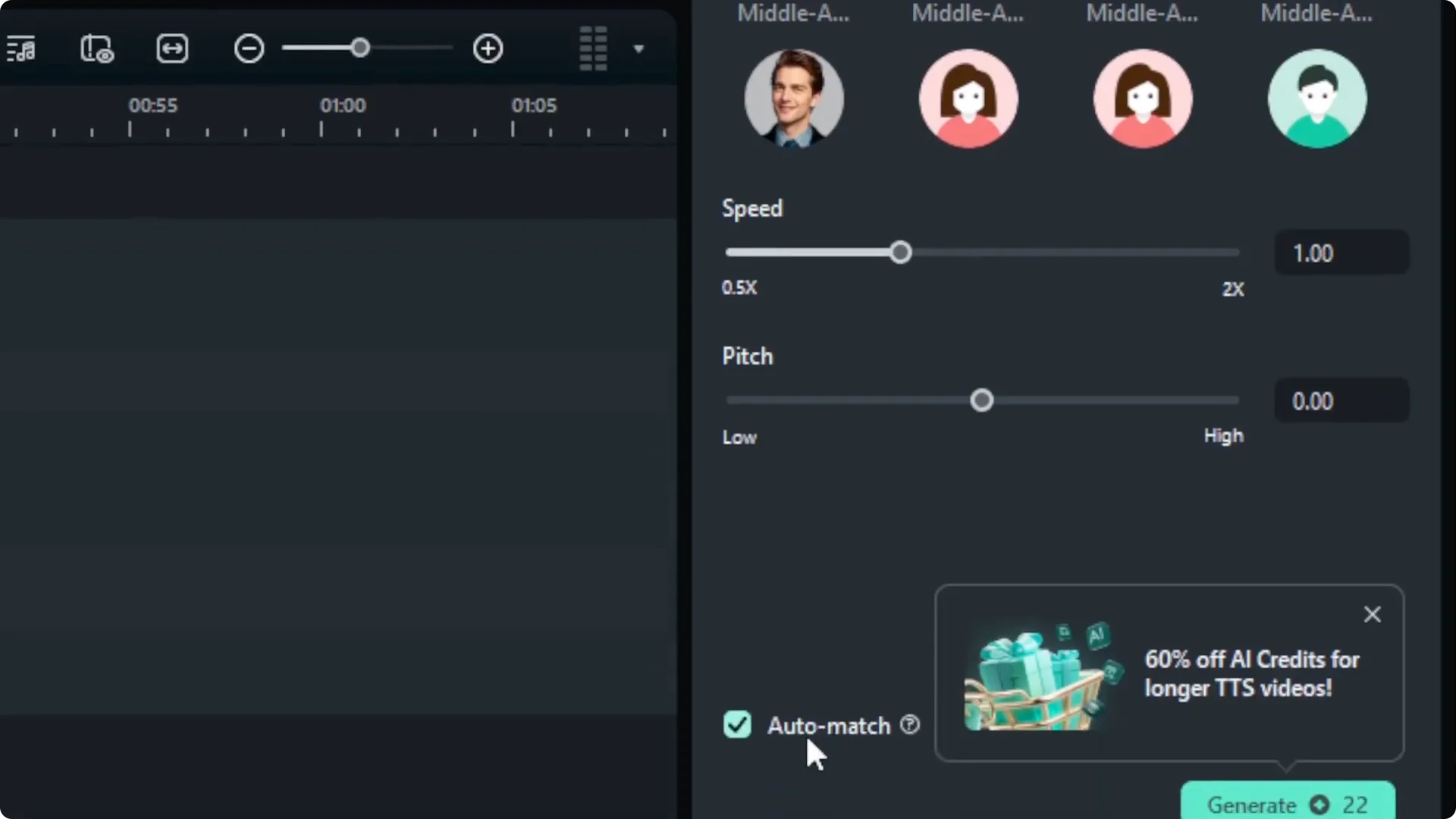How to Use AI Text to Speech in Filmora Video Editor screenshot 10