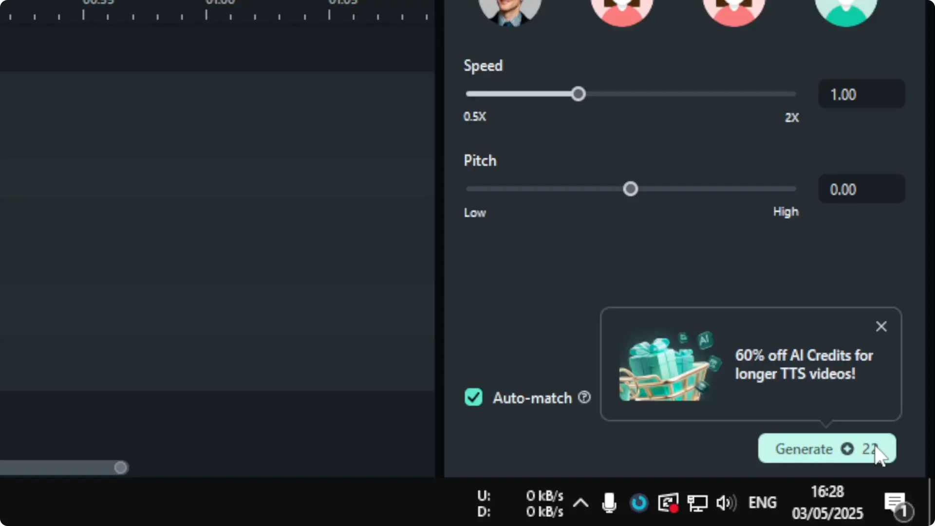 How to Use AI Text to Speech in Filmora Video Editor screenshot 11