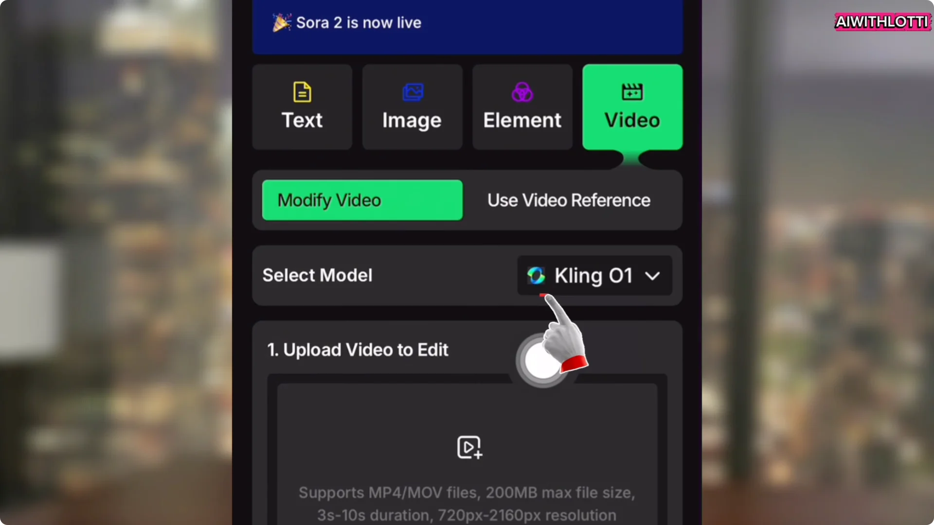 How to Use Kling AI to Replace Anyone in Video screenshot 4
