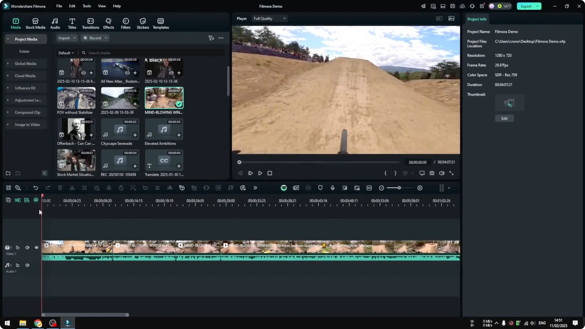 How to Use Quick Split Tool in Filmora to Cut Video screenshot 4