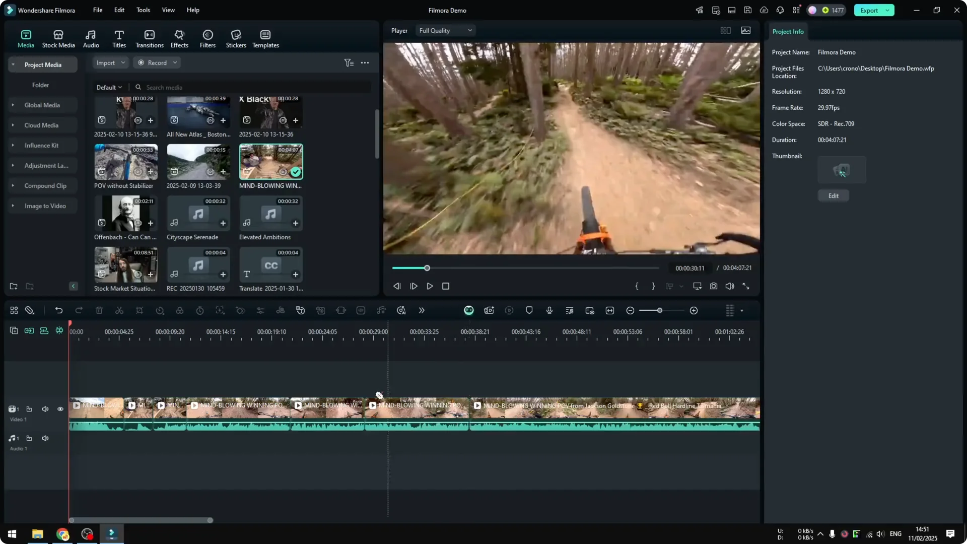 How to Use Quick Split Tool in Filmora to Cut Video screenshot 7