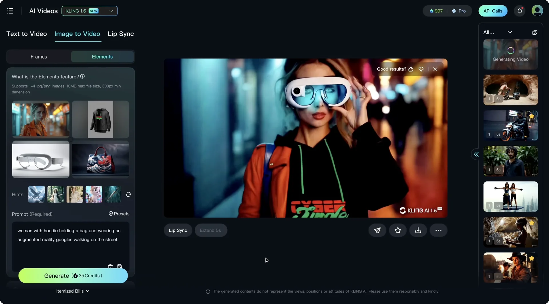 Kling AI Elements Guide: Swap Clothes, Objects, Face in minutes screenshot 14