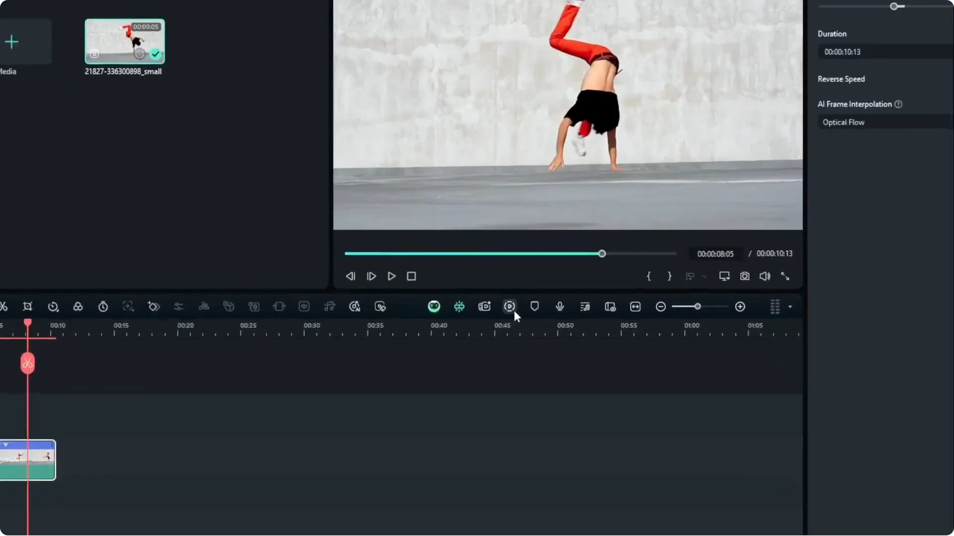 Turn Any Video to Slow Motion - Filmora AI screenshot 7