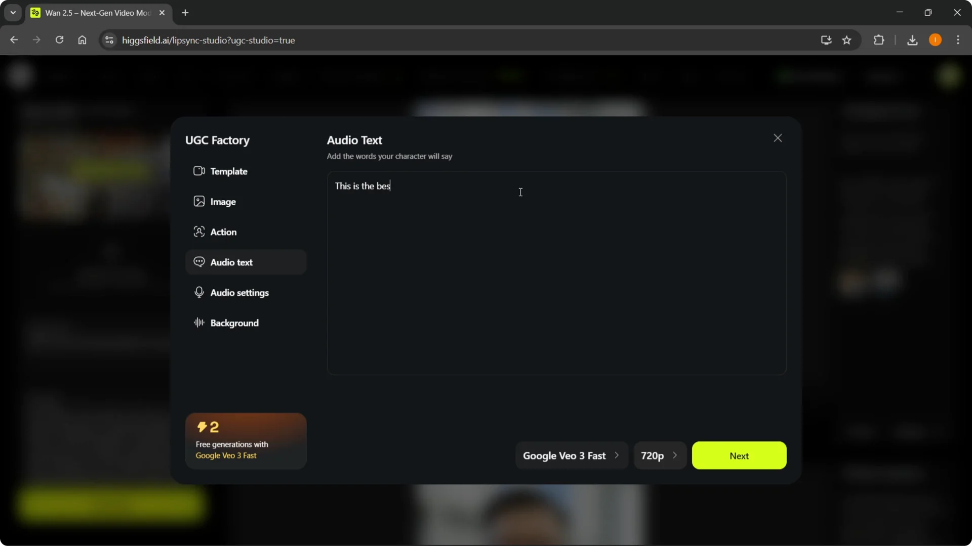 Creating UGC Ads with Higgsfield: A Quick and Easy Guide screenshot 5