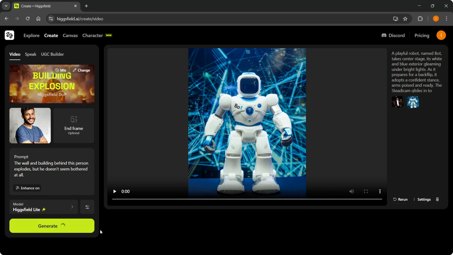 Creating VFX with Higgsfield AI: A Quick and Easy Guide screenshot 7