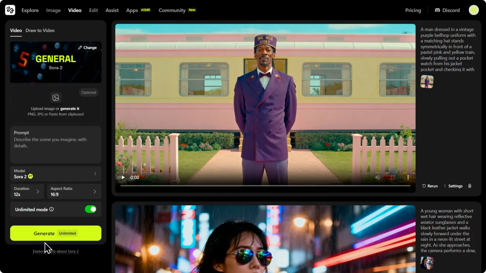Higgsfield Sora 2 Pro: Unlimited Access & 10 Free Plans screenshot 4