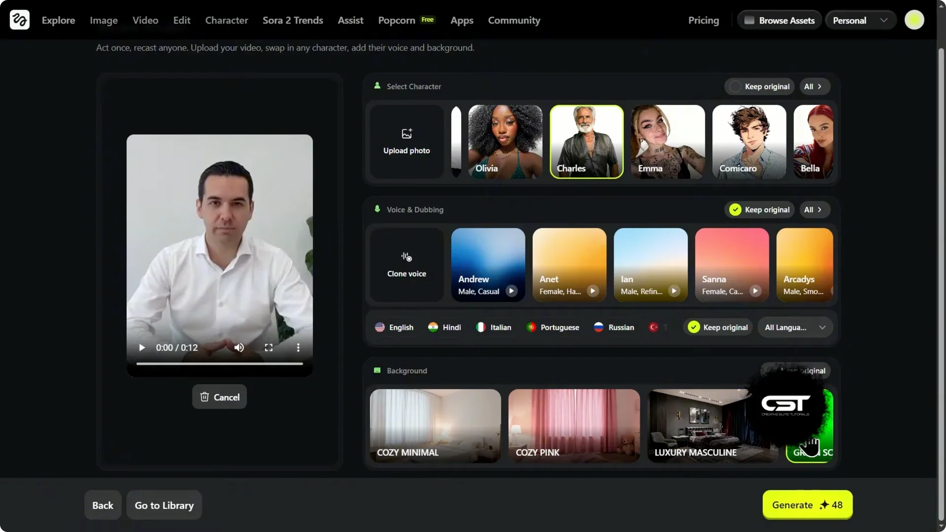 How I Transformed One Clip Using Higgsfield Recast Studio screenshot 5