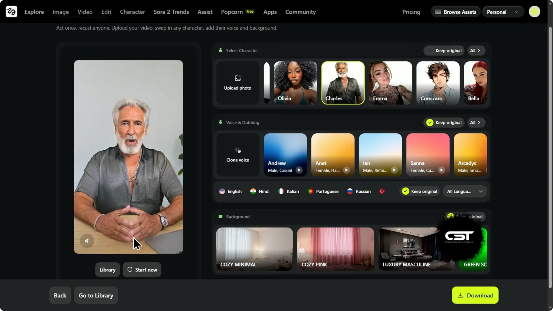 How I Transformed One Clip Using Higgsfield Recast Studio screenshot 6