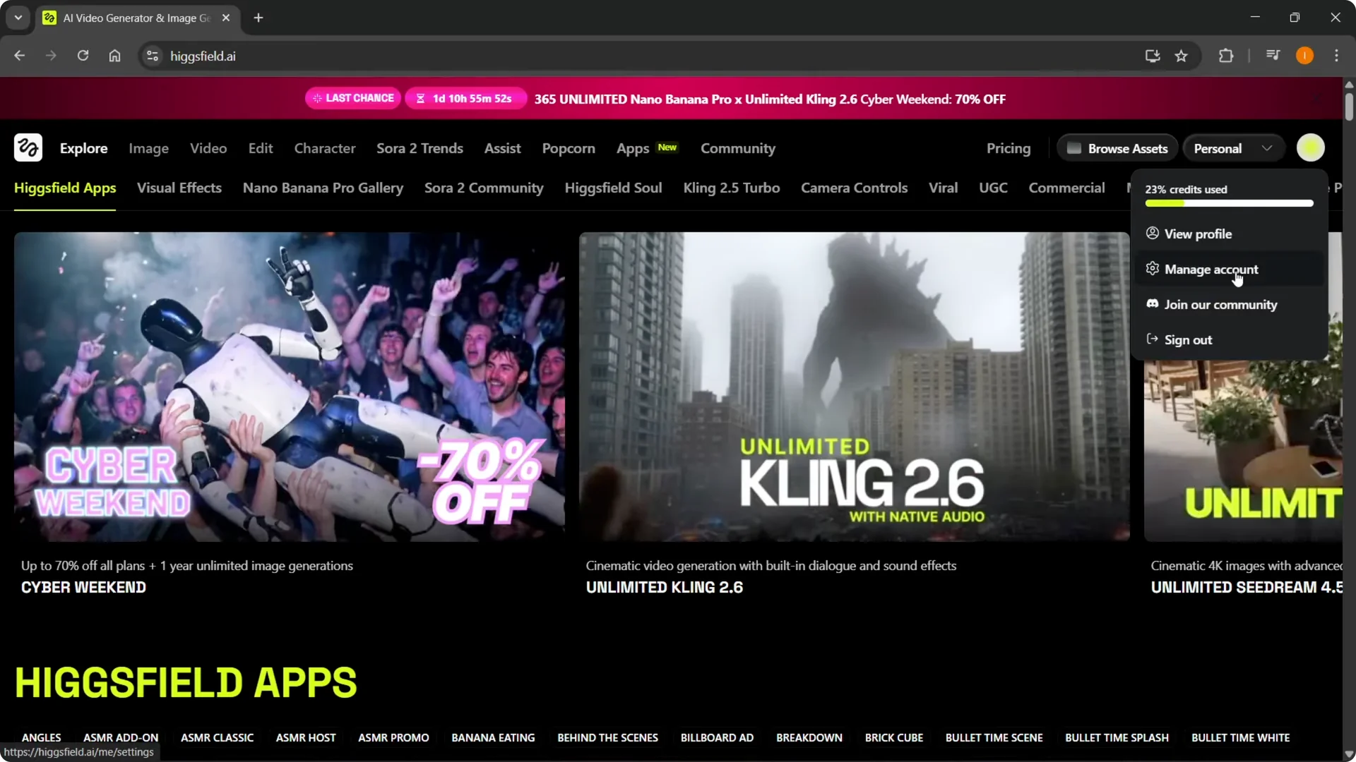 How to Cancel Your Higgsfield AI Subscription Quickly and Easily screenshot 2