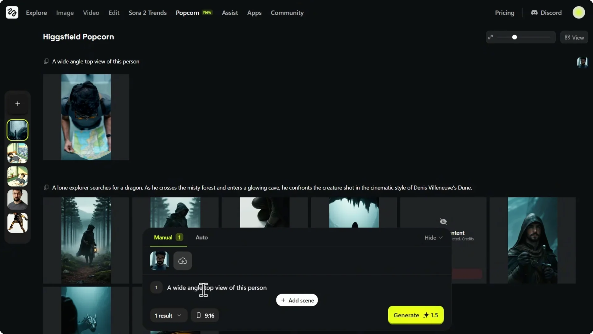 How to Create Effective Storyboards with Higgsfield Popcorn screenshot 8