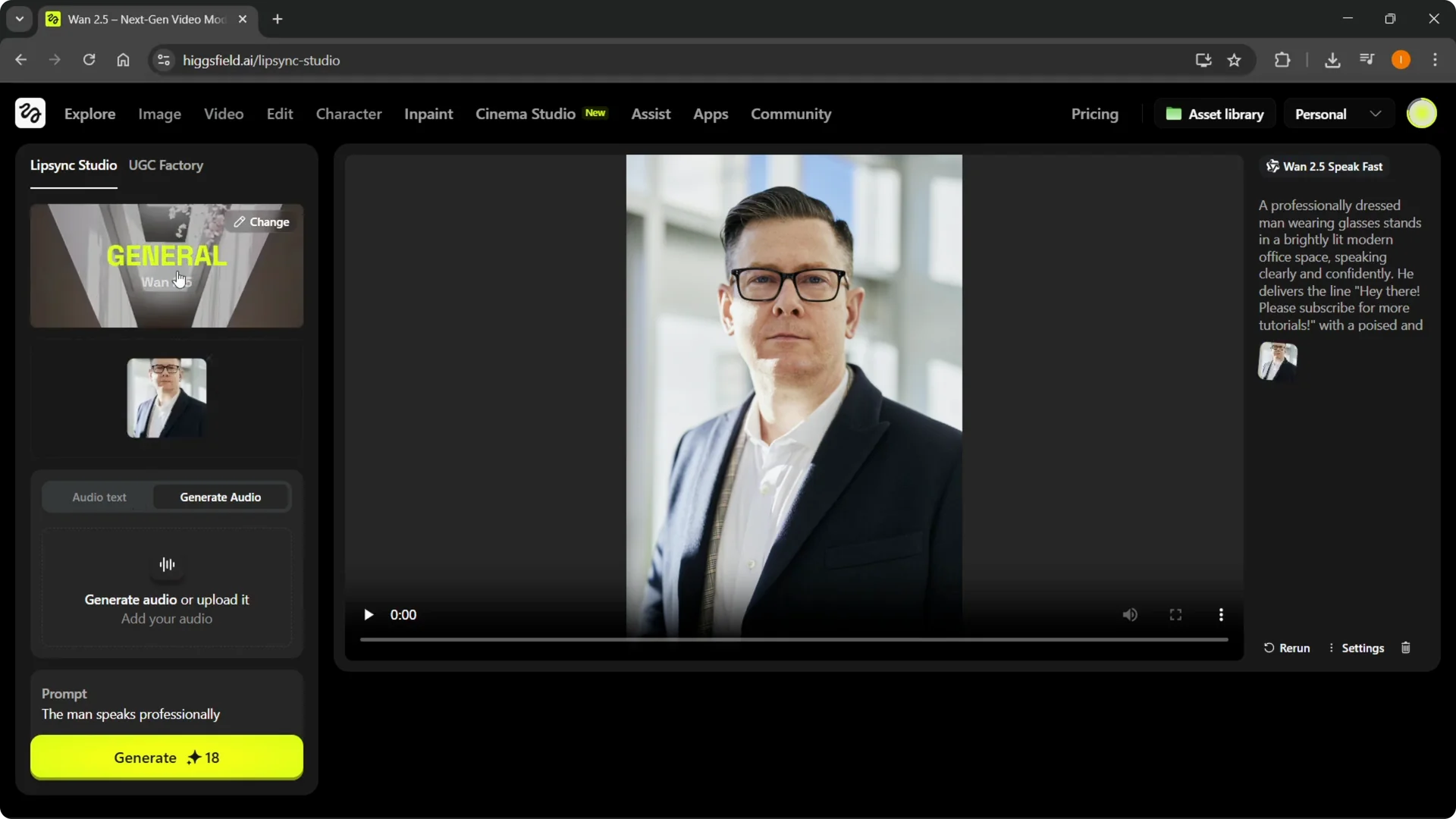 How to Easily Add Voice in Higgsfield AI: A Quick Guide screenshot 1