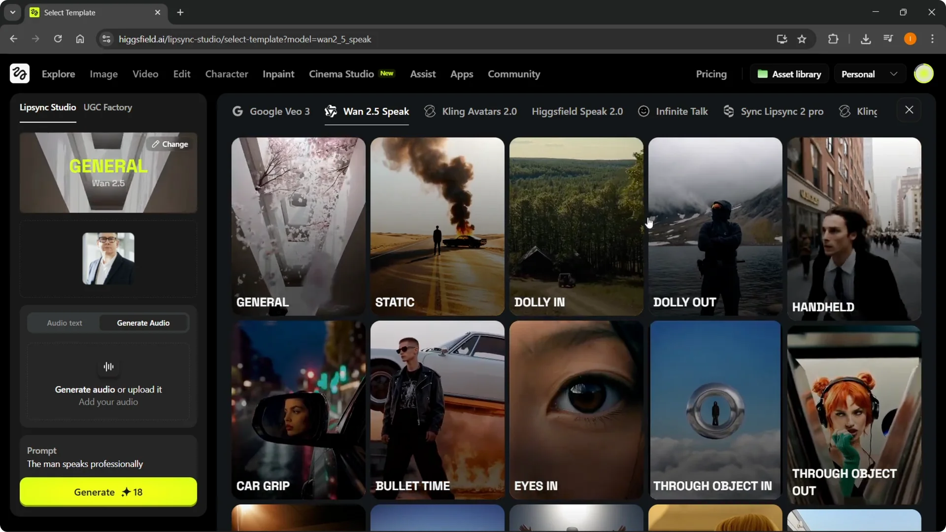 How to Easily Add Voice in Higgsfield AI: A Quick Guide screenshot 2