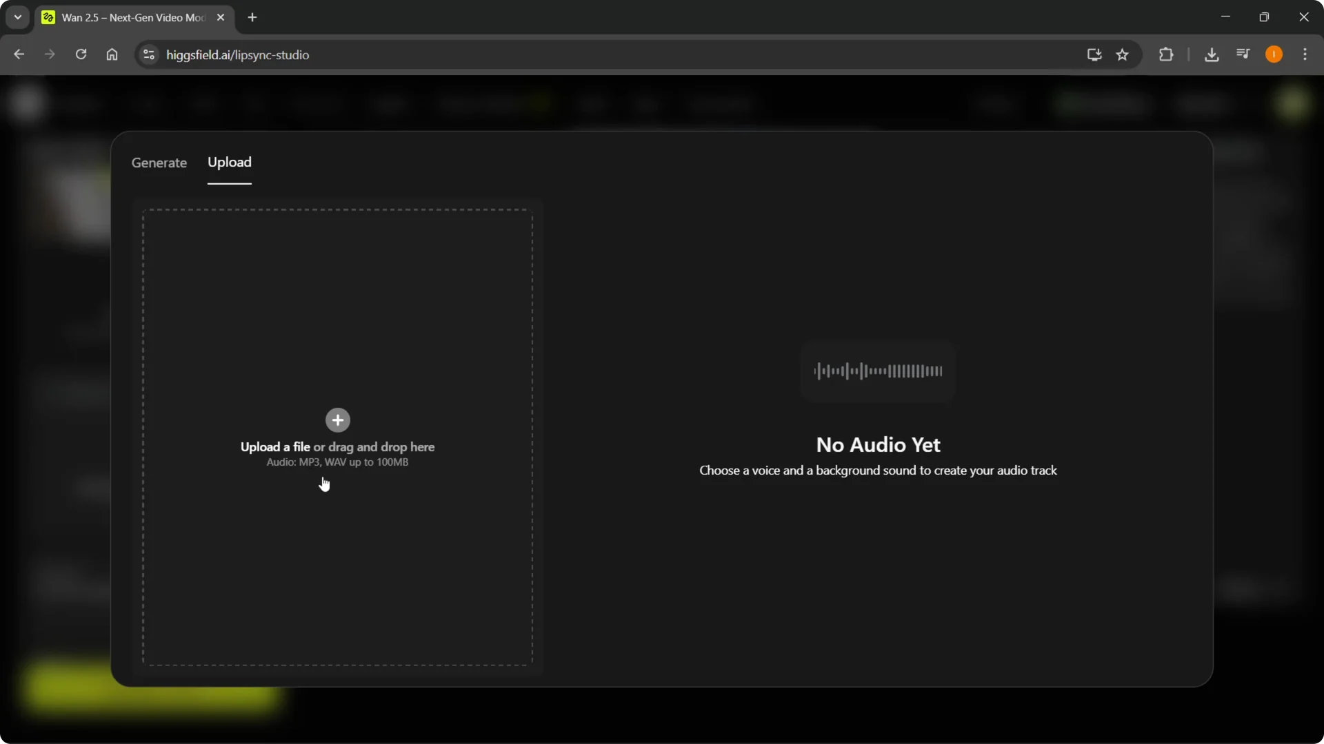 How to Easily Add Voice in Higgsfield AI: A Quick Guide screenshot 5
