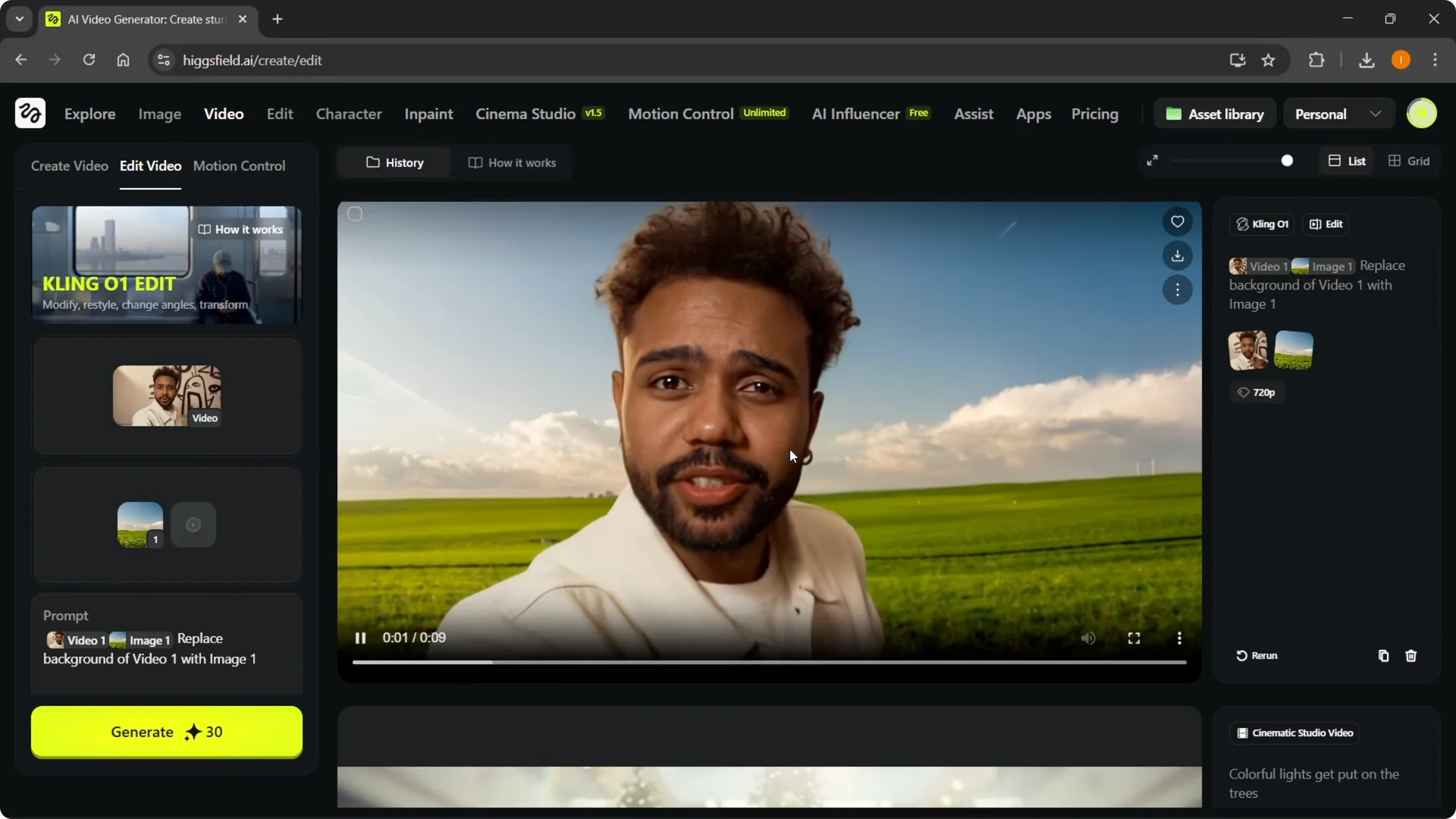 How to Easily Change Backgrounds in Higgsfield AI screenshot 8
