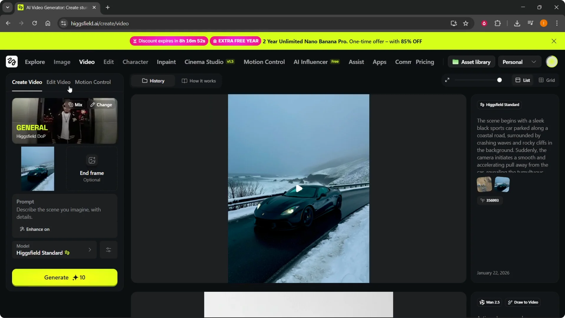 How to Use Higgsfield AI Zoom Out Quickly and Easily screenshot 1