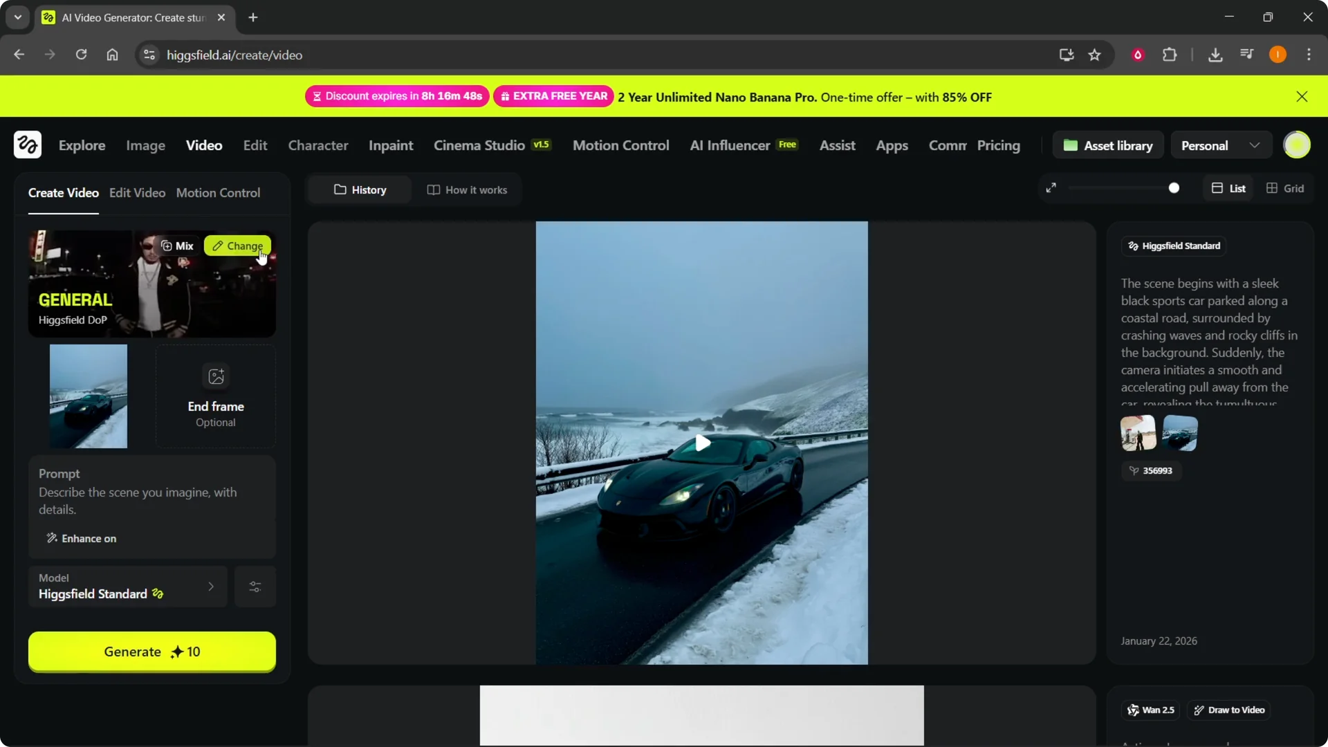 How to Use Higgsfield AI Zoom Out Quickly and Easily screenshot 2