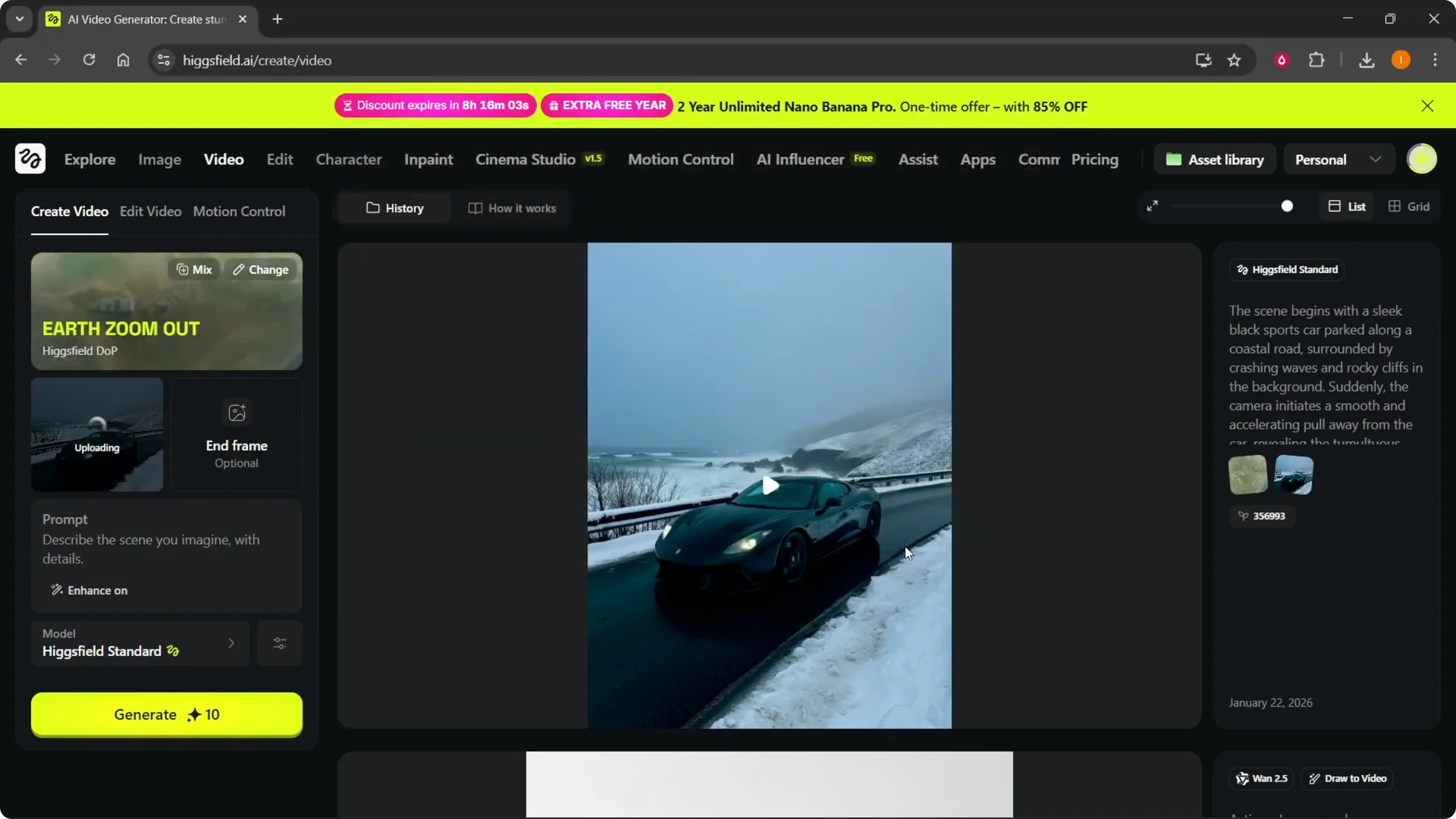 How to Use Higgsfield AI Zoom Out Quickly and Easily screenshot 7