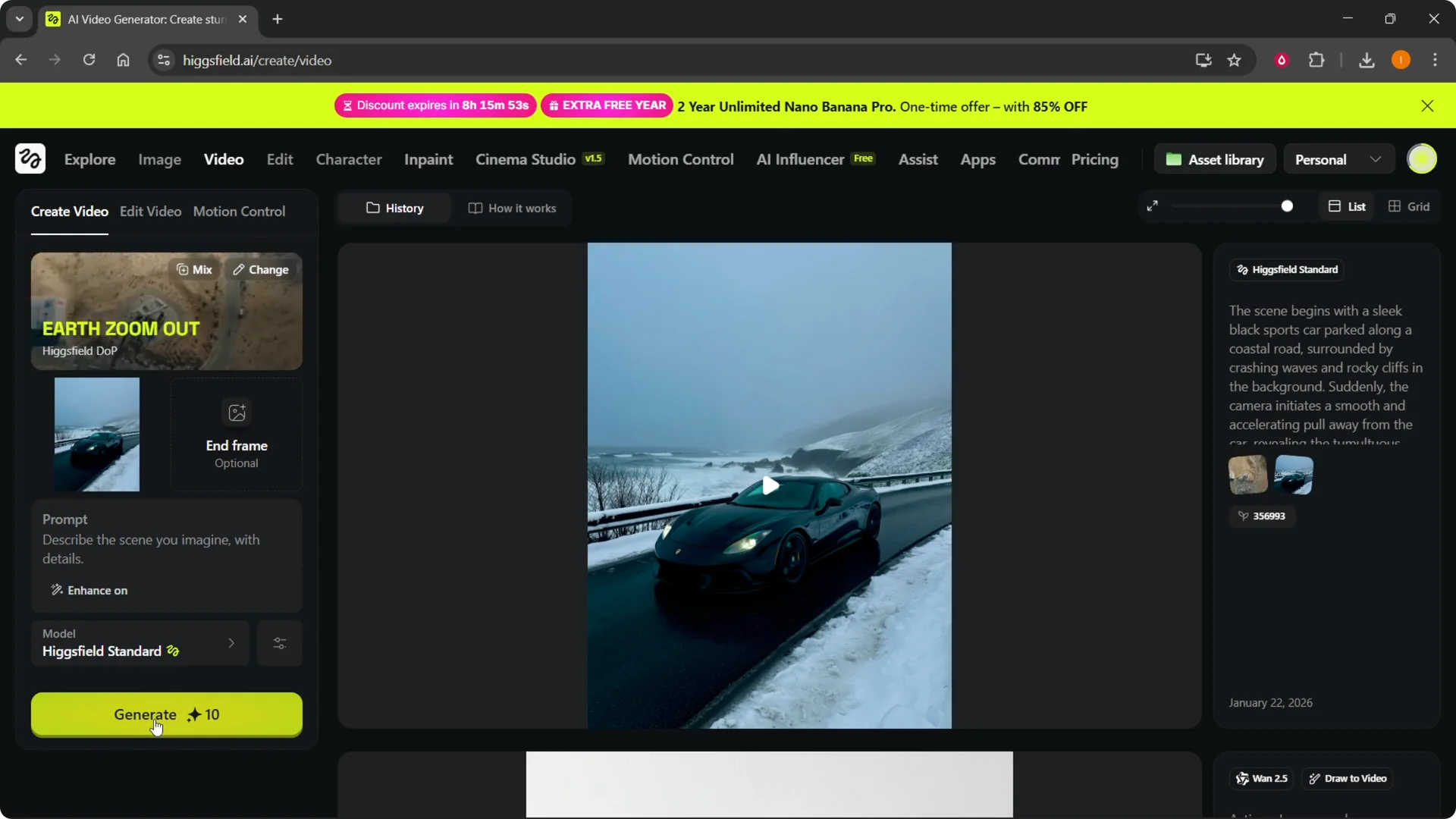 How to Use Higgsfield AI Zoom Out Quickly and Easily screenshot 8
