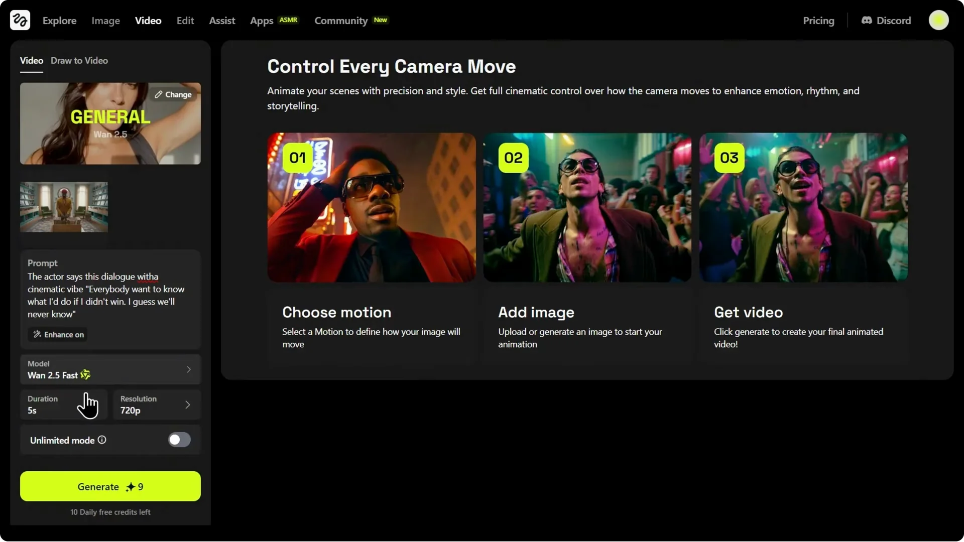 Is Higgsfield Wan 2.5 Truly an Uncensored AI Video Generator? screenshot 3