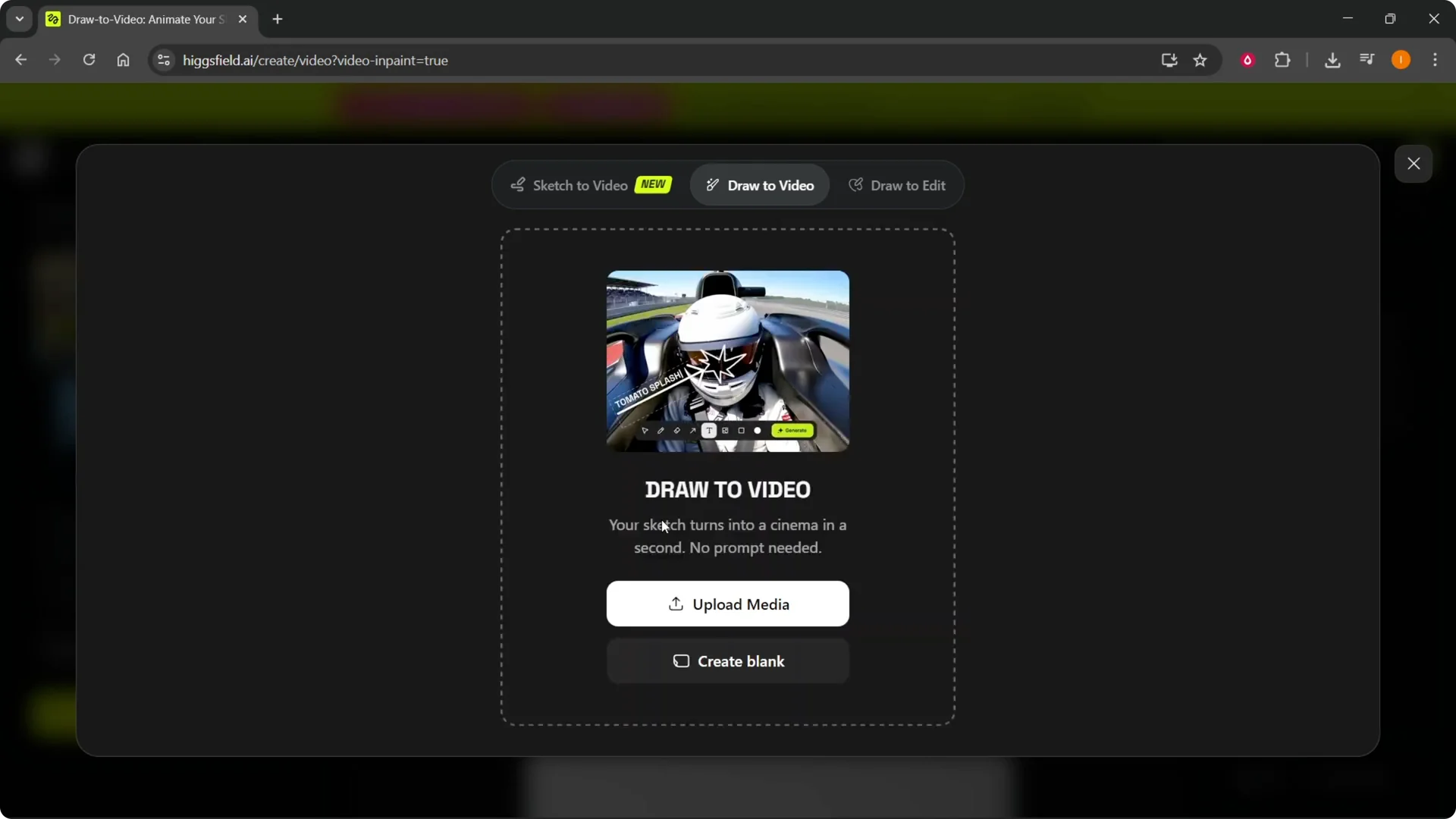 Master Higgsfield Draw to Video: A Quick & Easy Guide screenshot 2