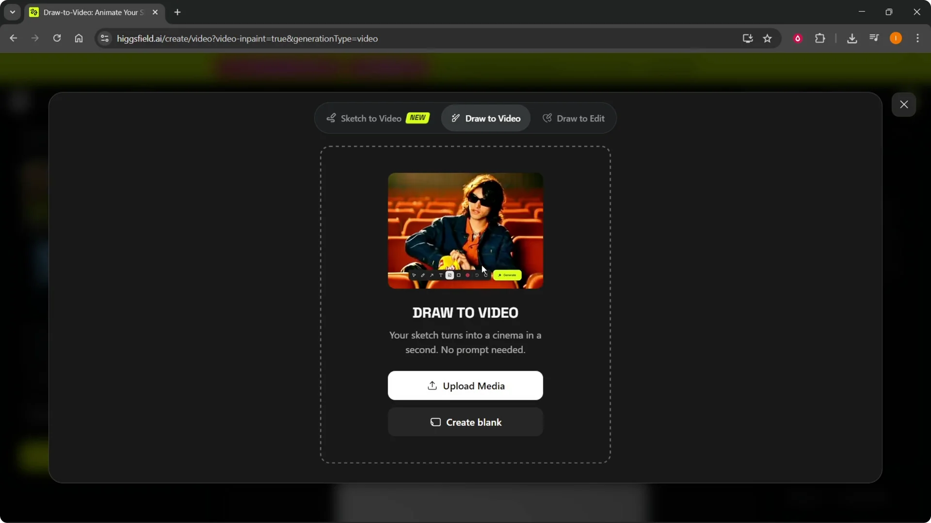 Master Higgsfield Draw to Video: A Quick & Easy Guide screenshot 3