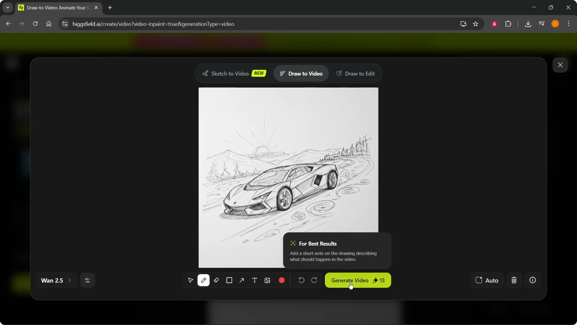 Master Higgsfield Draw to Video: A Quick & Easy Guide screenshot 7