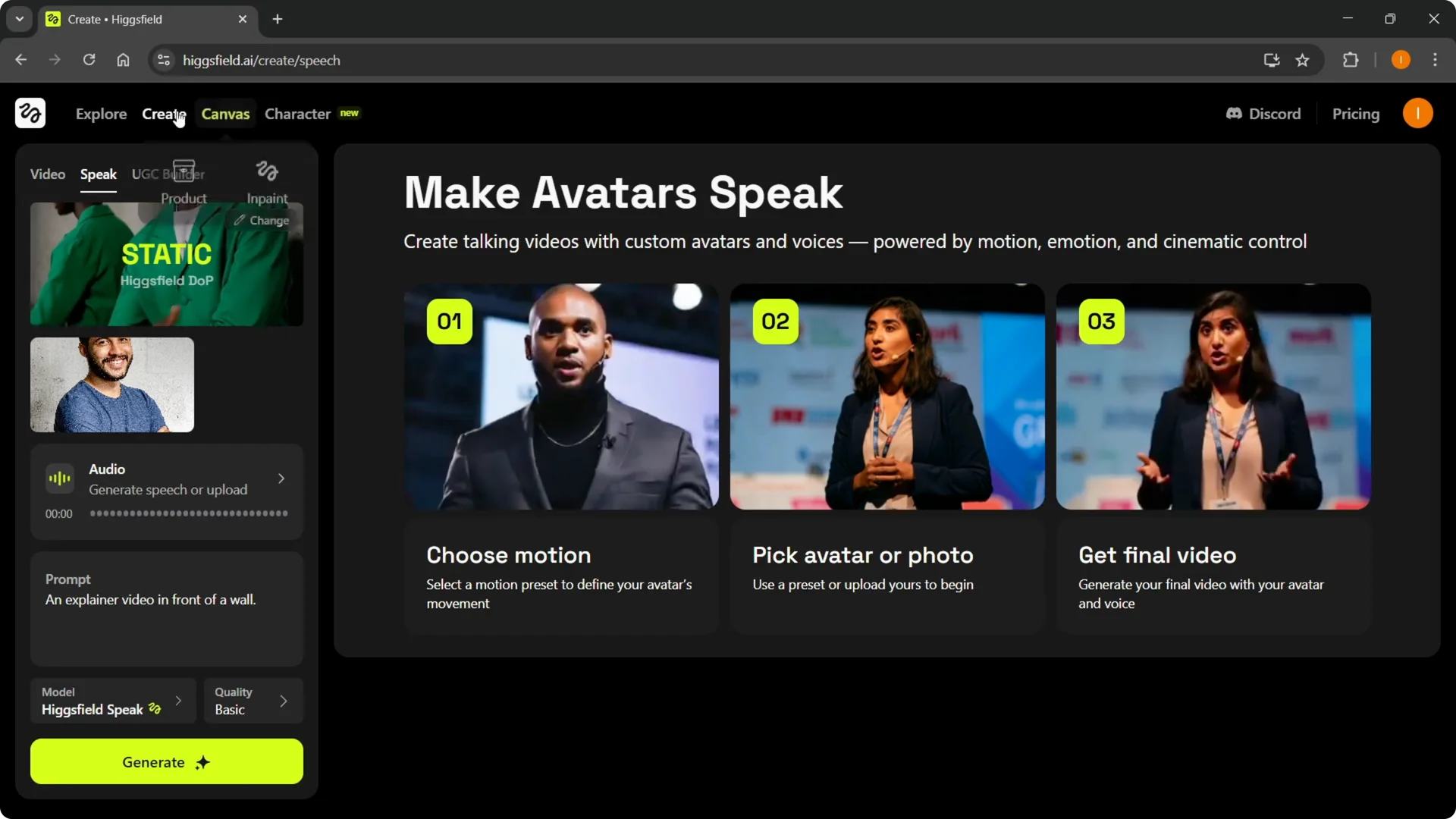 Master Higgsfield Speak: Quick and Easy Guide screenshot 8