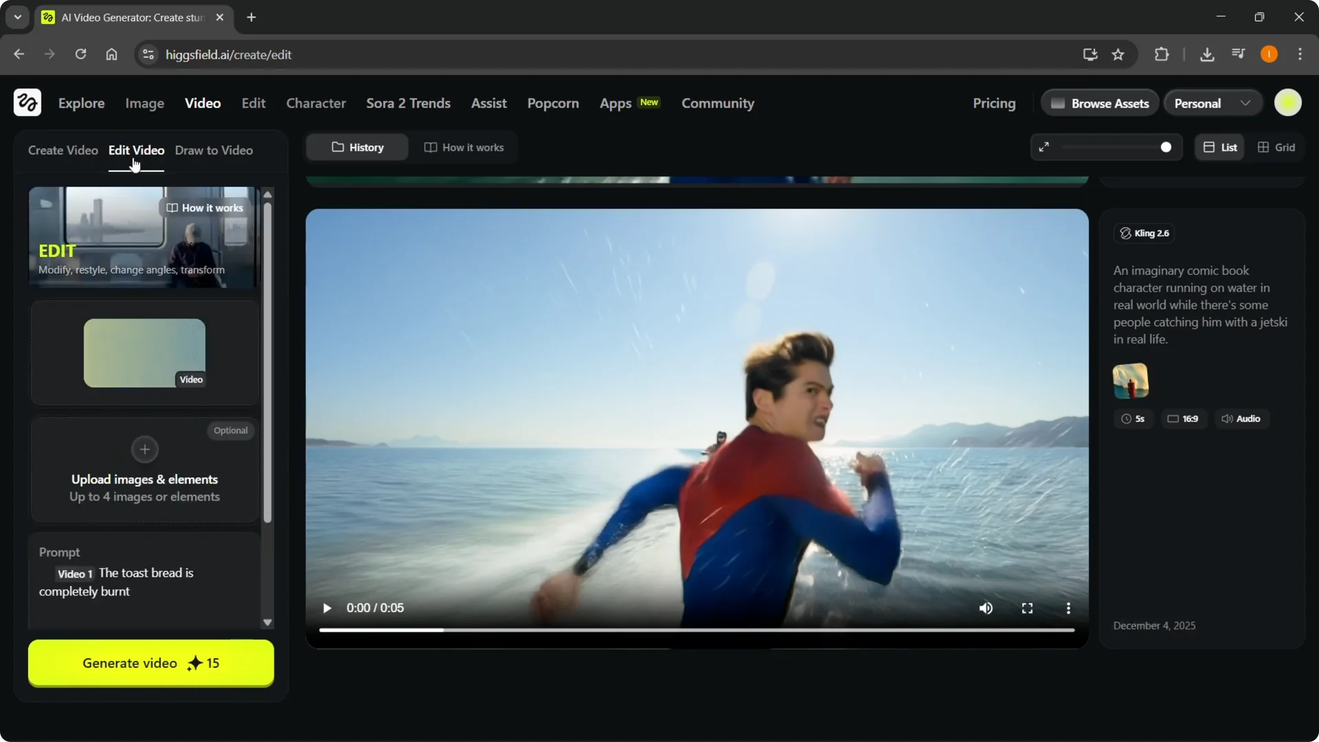 Master Kling O1 on Higgsfield: Quick Real Editing Guide screenshot 4