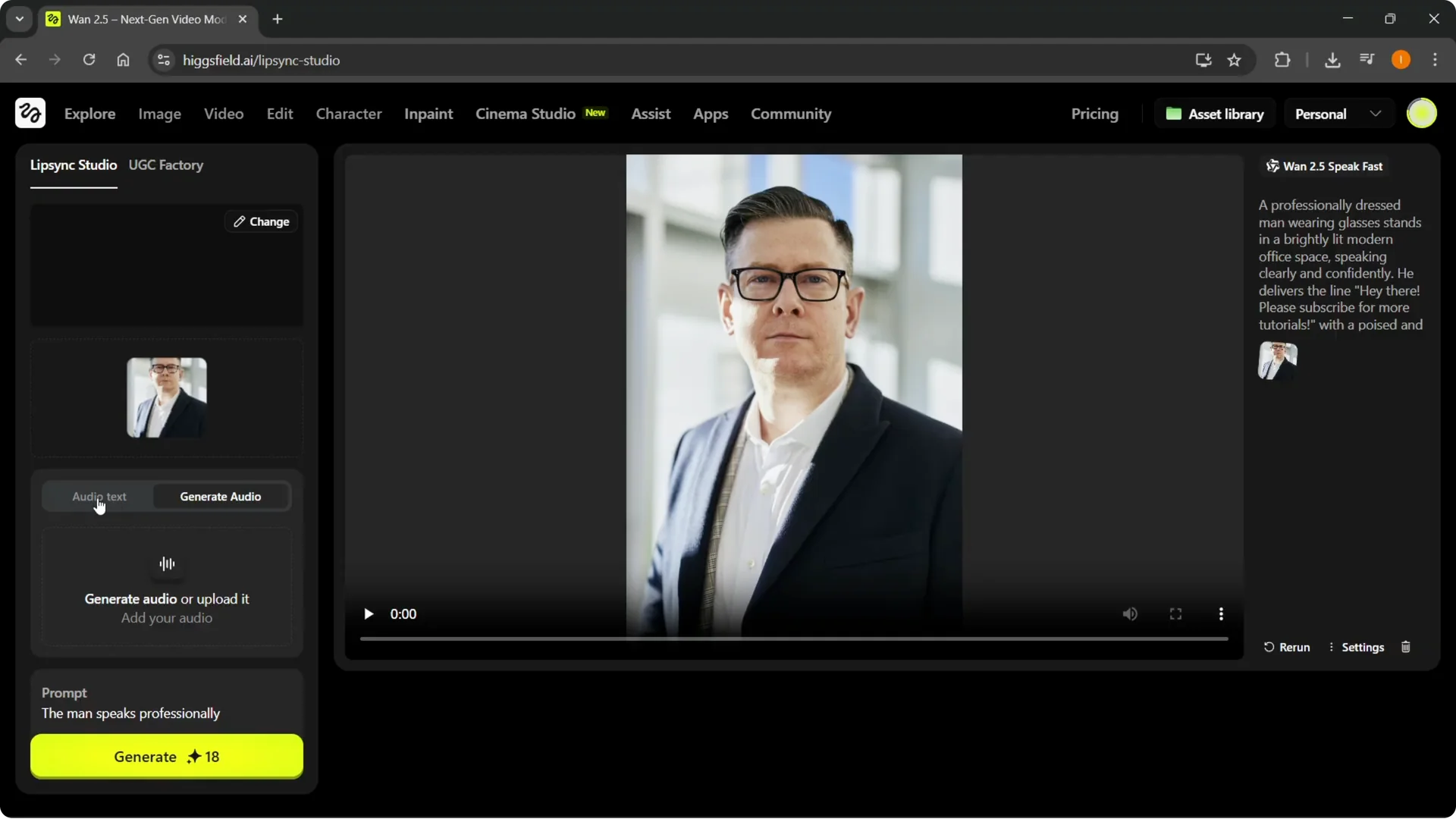 Master Lip Sync in Higgsfield AI: A Quick, Easy Guide screenshot 4