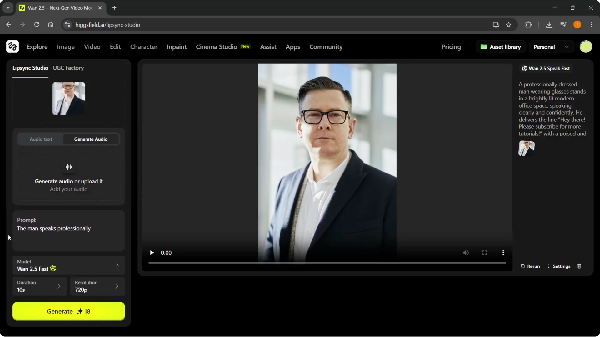 Master Lip Sync in Higgsfield AI: A Quick, Easy Guide screenshot 5