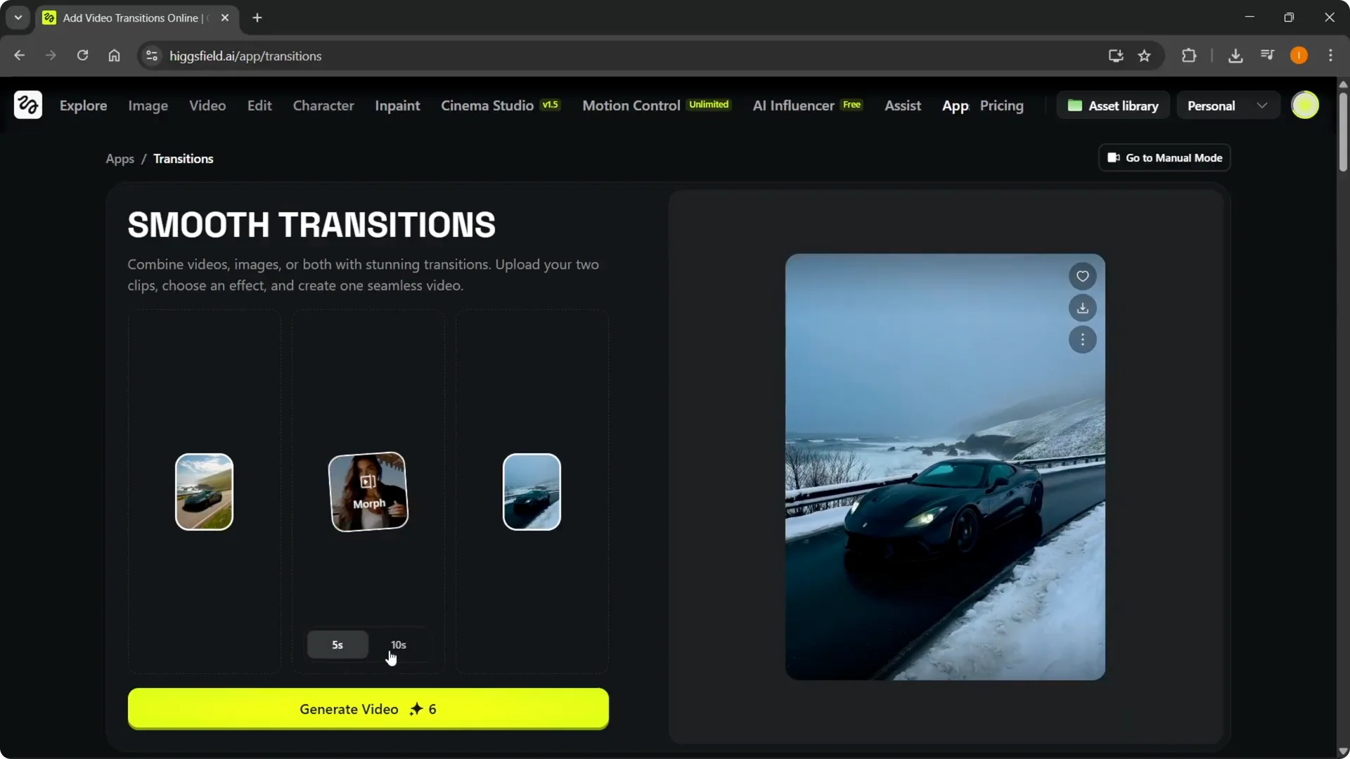 Mastering Higgsfield AI for Smooth Transitions Quickly screenshot 6
