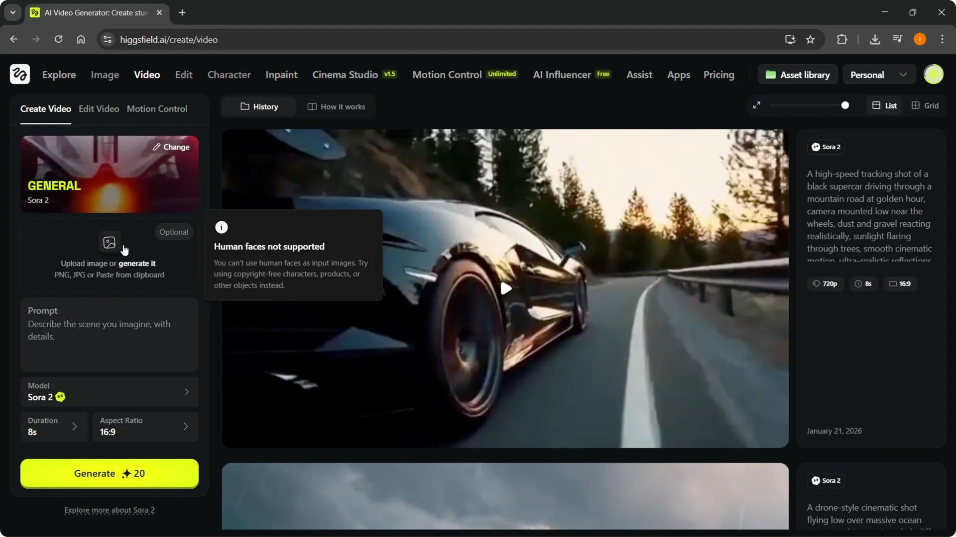Mastering Sora 2 on Higgsfield: A Quick & Easy Guide screenshot 1