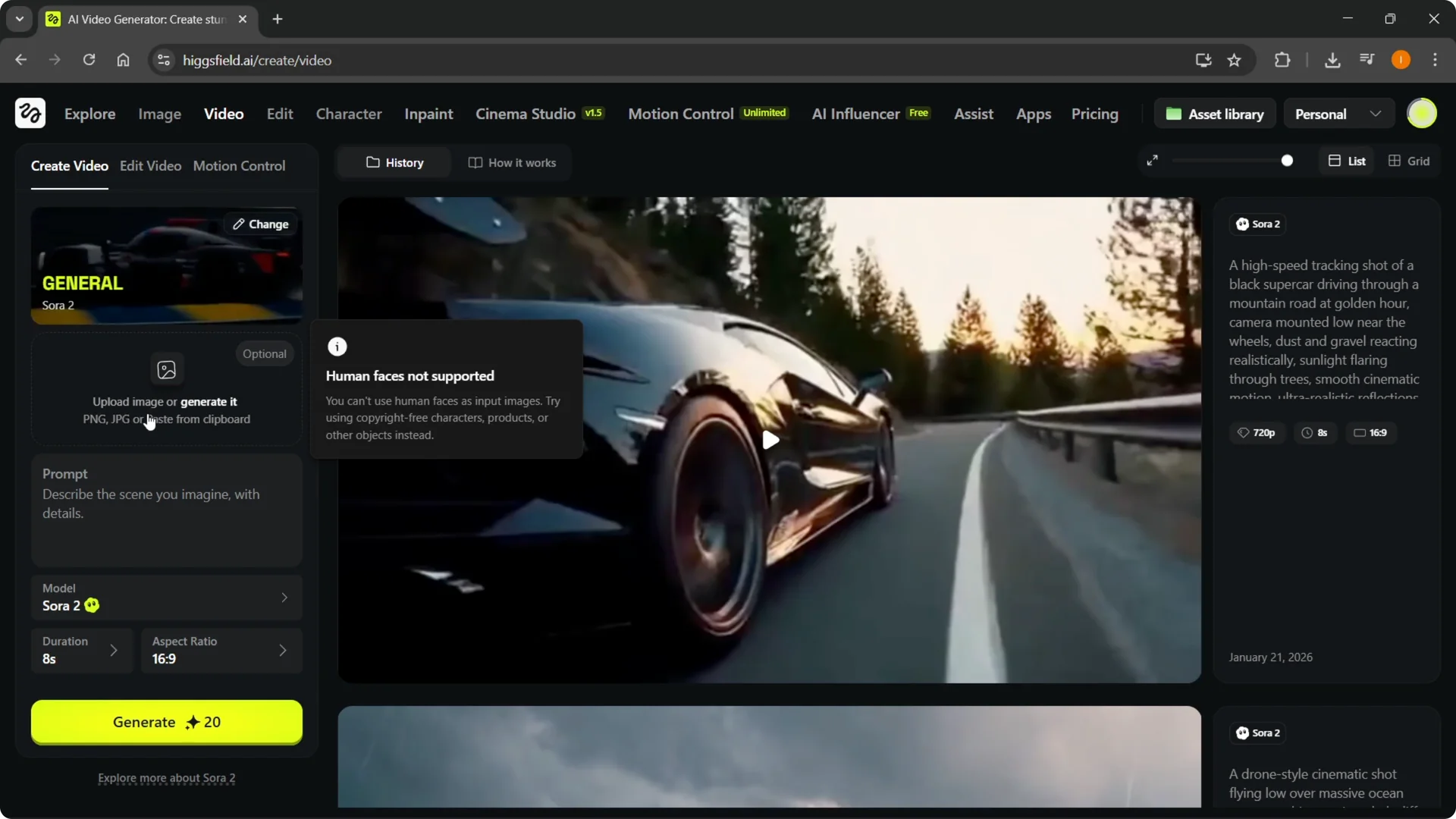 Mastering Sora 2 on Higgsfield: A Quick & Easy Guide screenshot 2