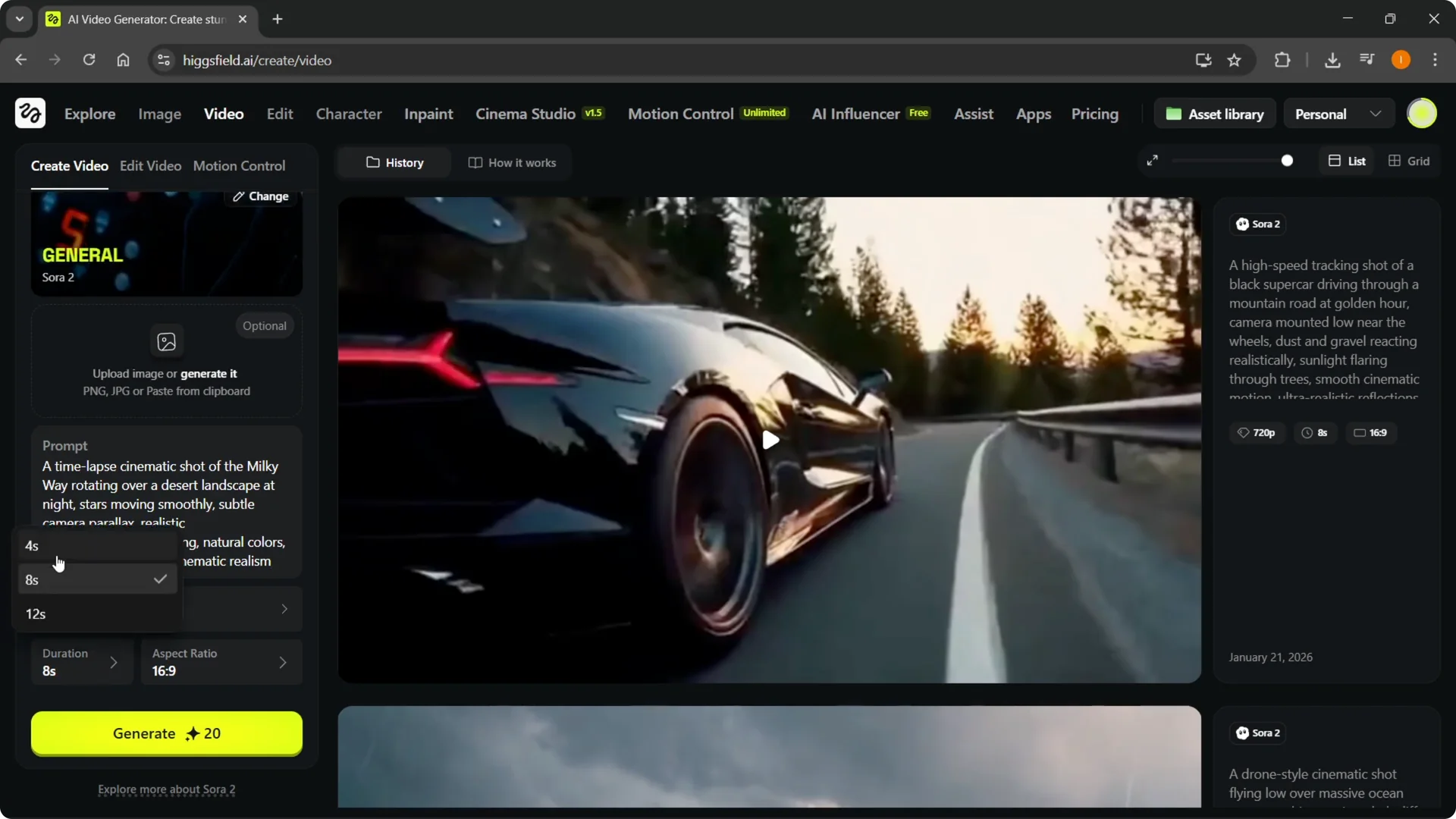 Mastering Sora 2 on Higgsfield: A Quick & Easy Guide screenshot 4