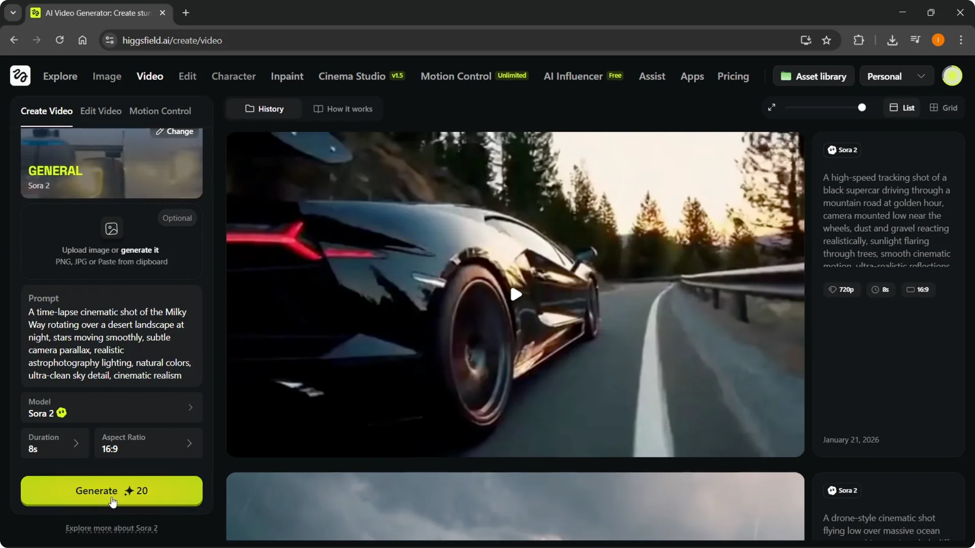 Mastering Sora 2 on Higgsfield: A Quick & Easy Guide screenshot 5