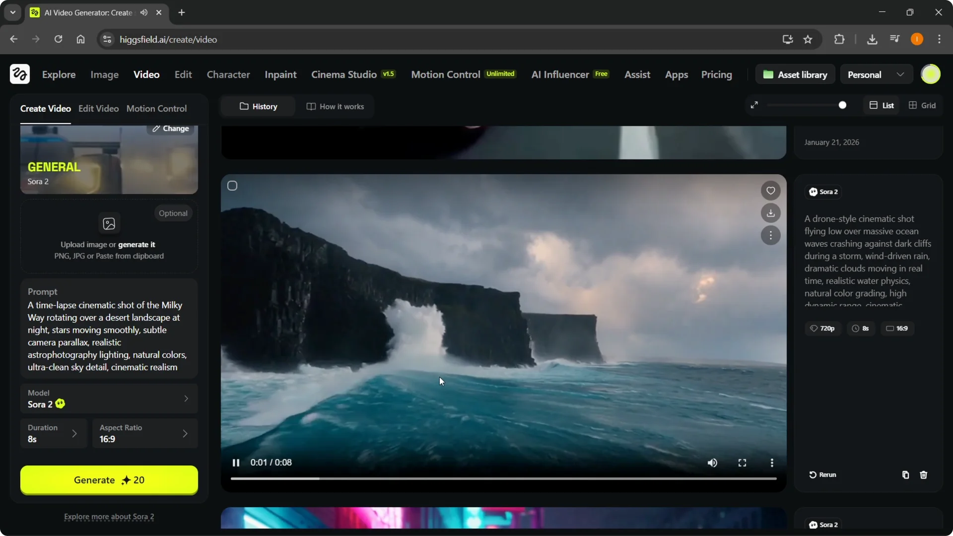 Mastering Sora 2 on Higgsfield: A Quick & Easy Guide screenshot 7