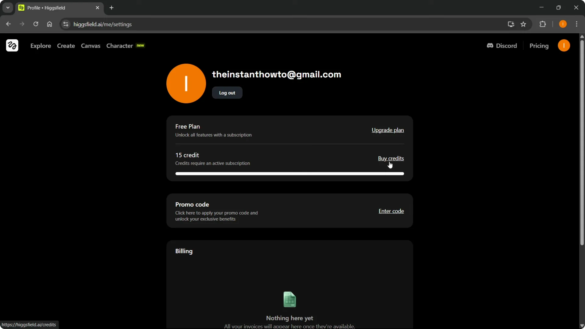 Quick and Easy Ways to Earn Credits in Higgsfield screenshot 5