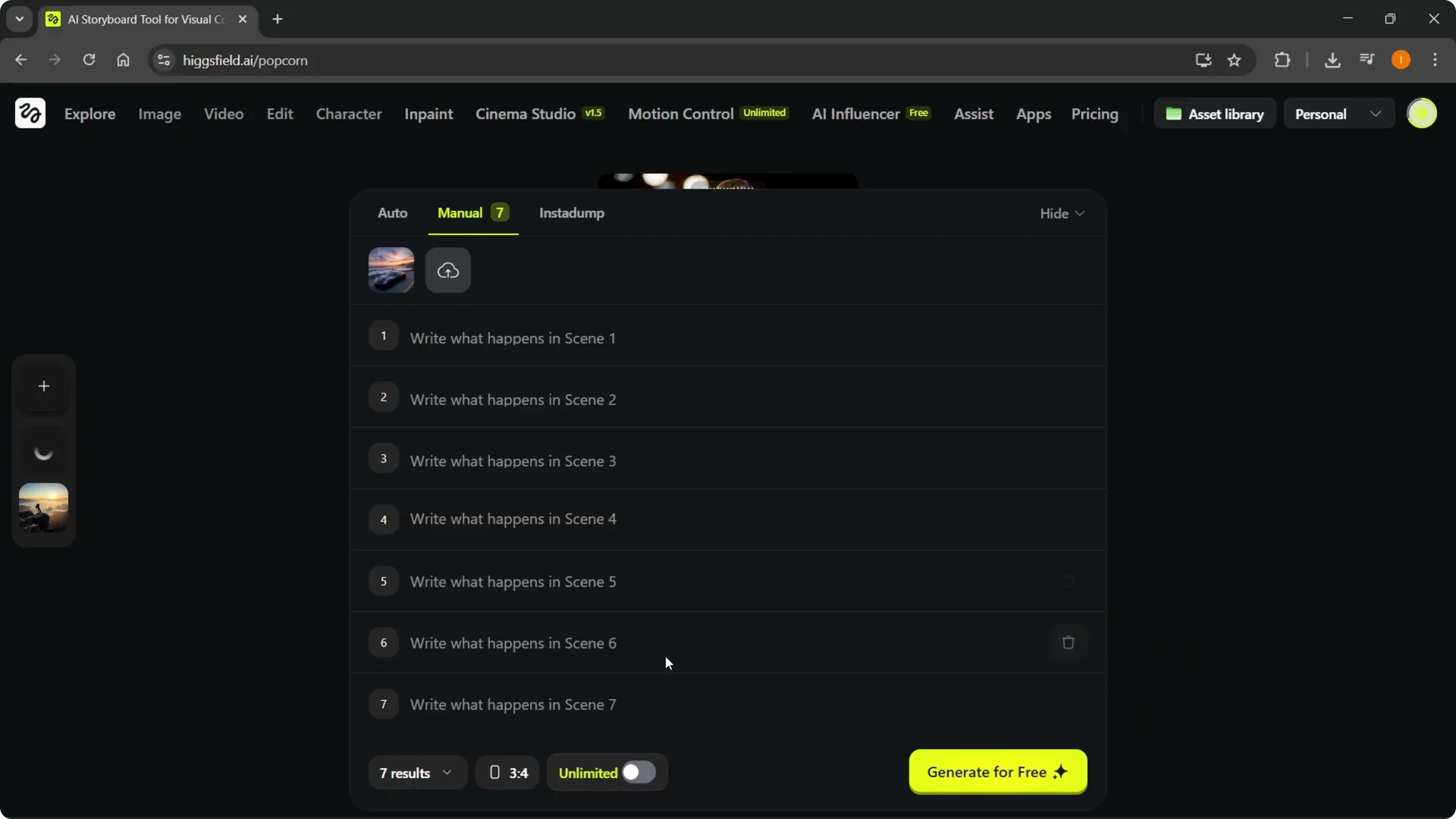 Quick and Easy Ways to Use Higgsfield Popcorn screenshot 6