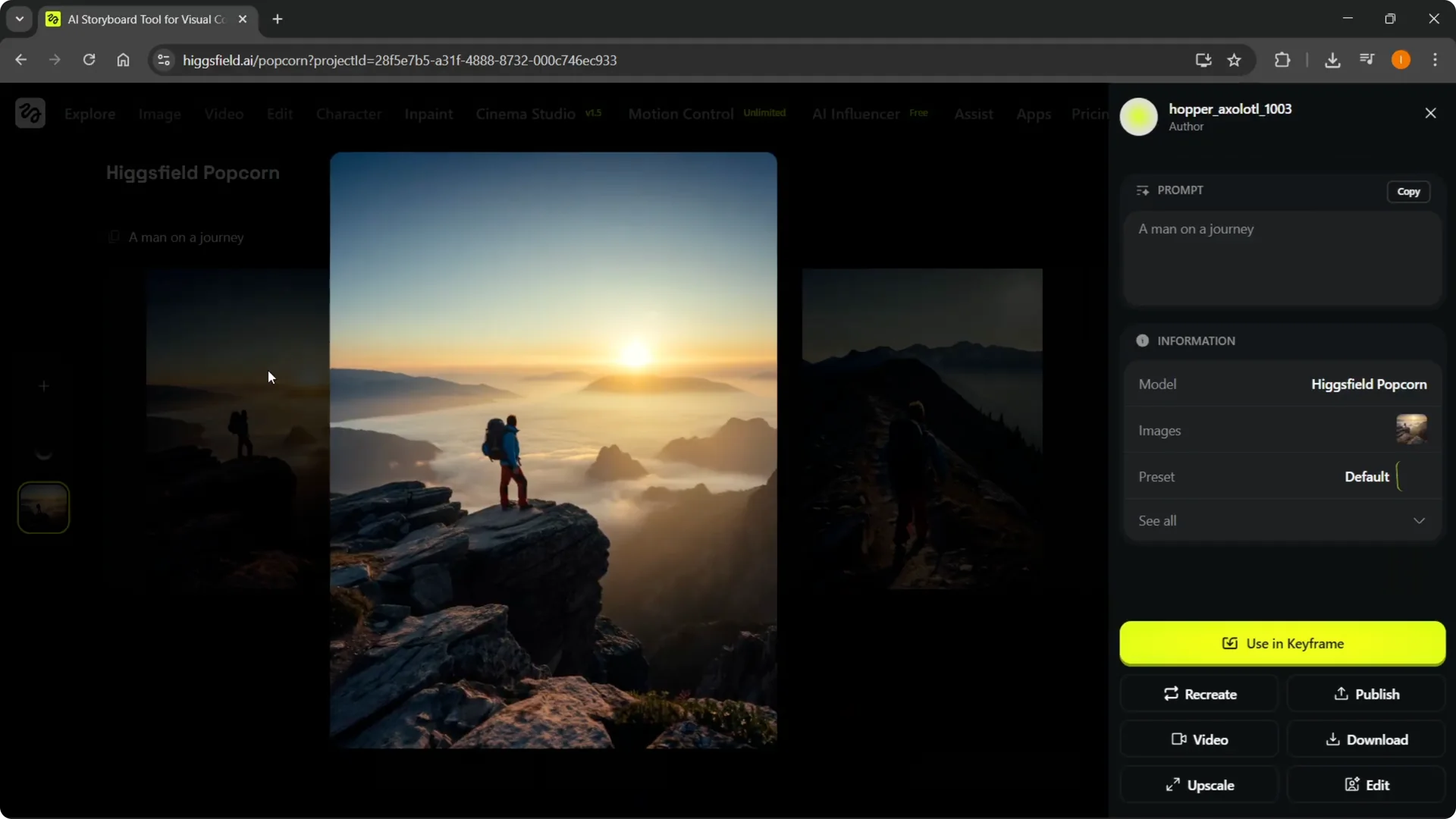 Quick and Easy Ways to Use Higgsfield Popcorn screenshot 8